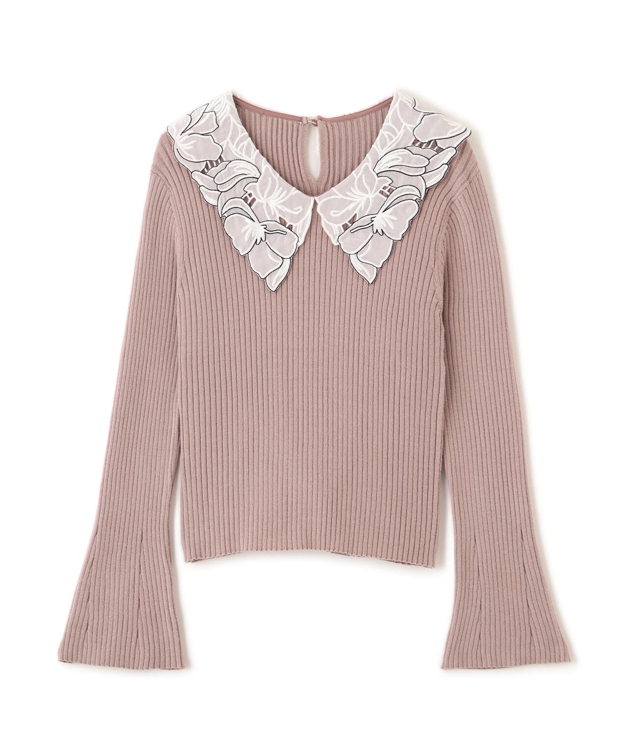 PROPORTION BODY DRESSING レース襟付きニット / レース襟付きニット | PROPORTION BODY DRESSING（プロポーション