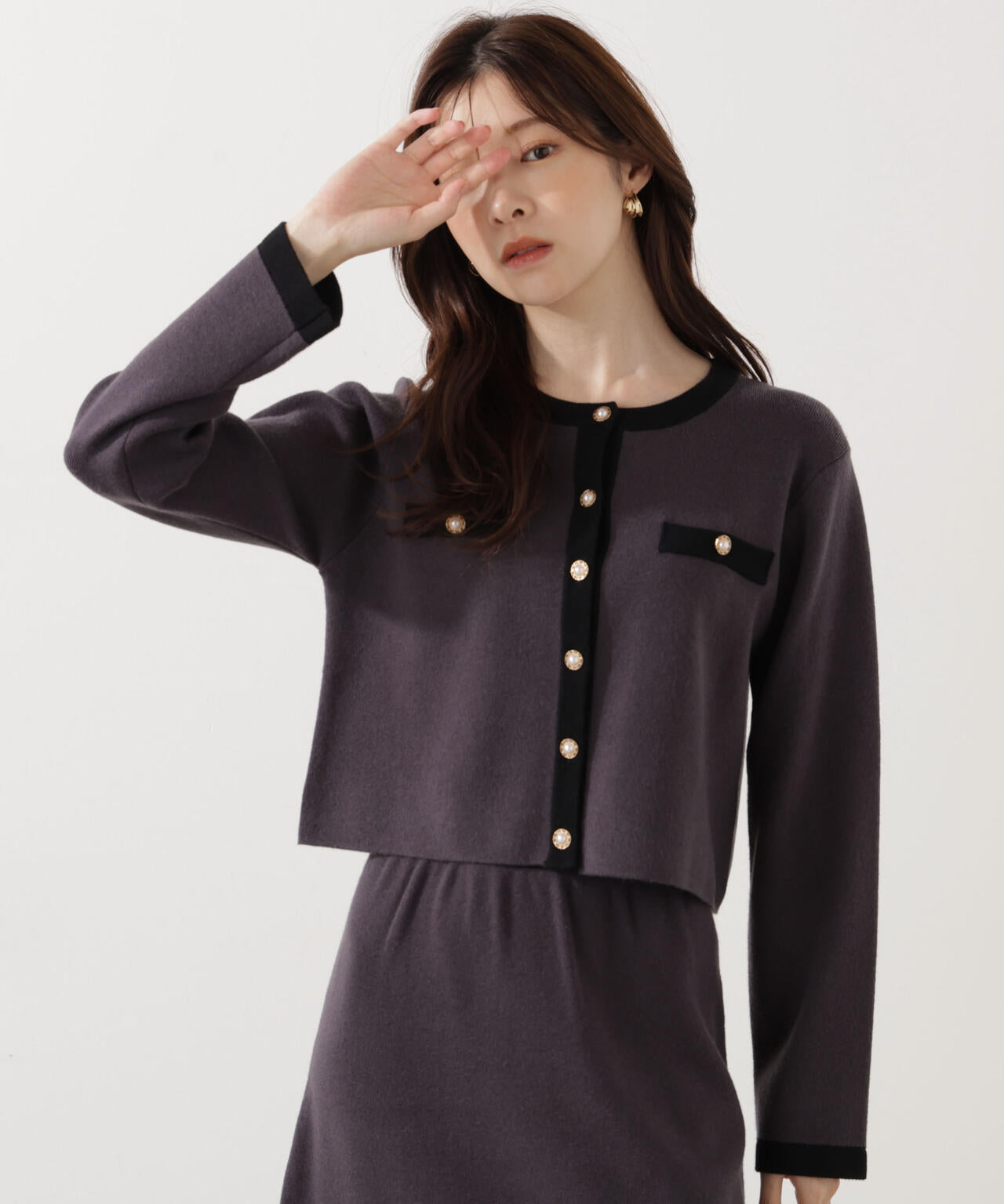 ニットジャケット