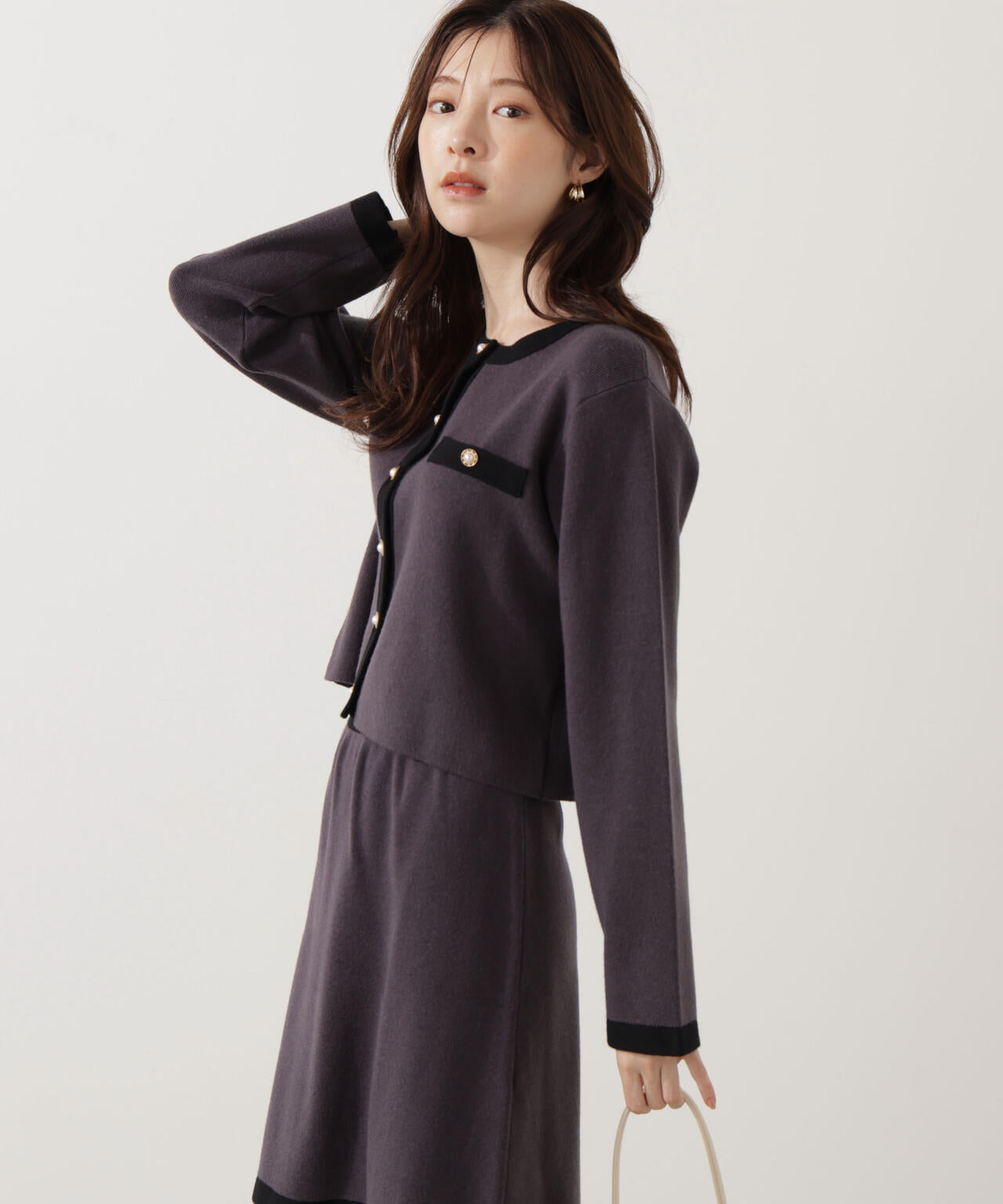 ニットジャケット