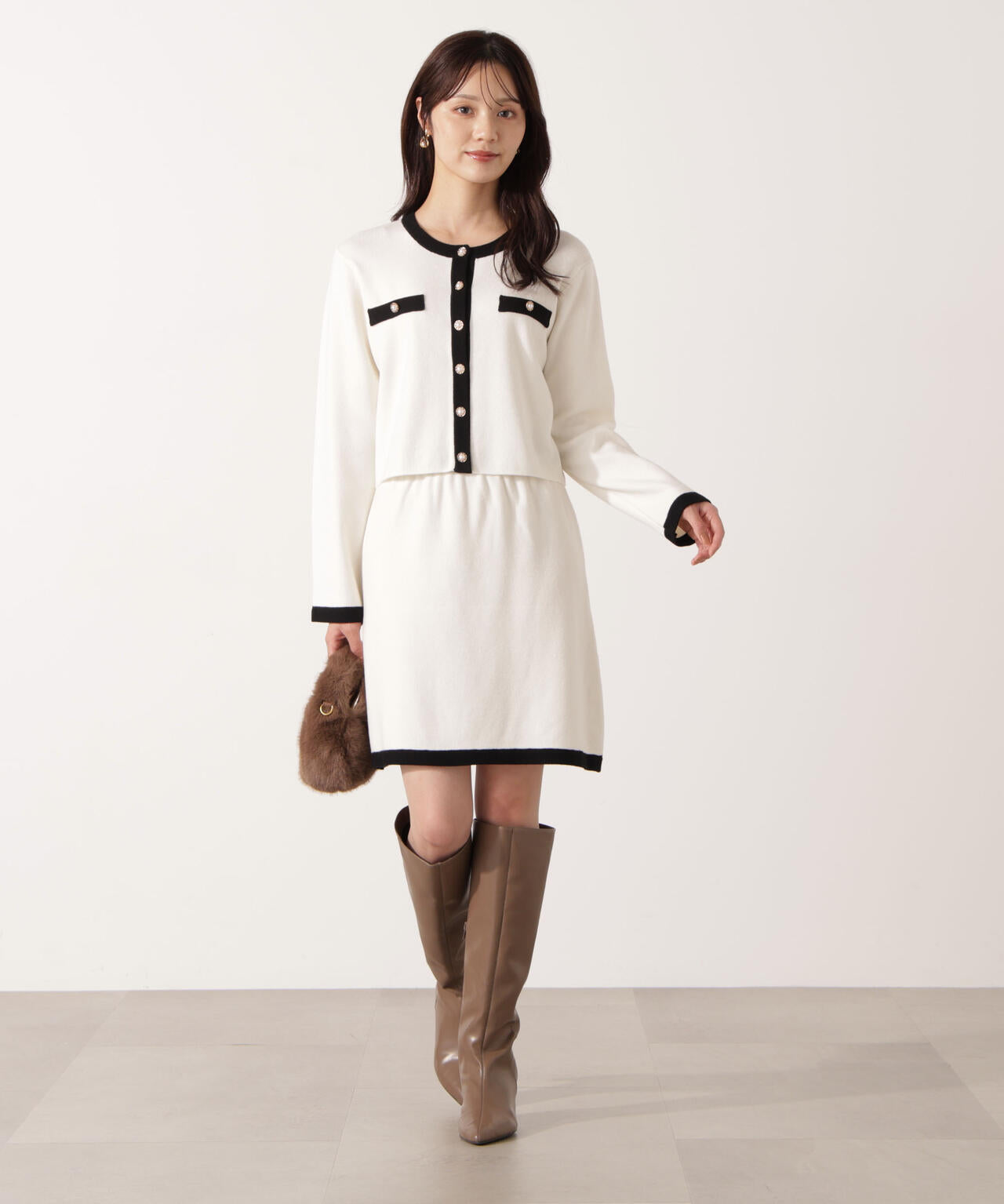 ニットジャケット