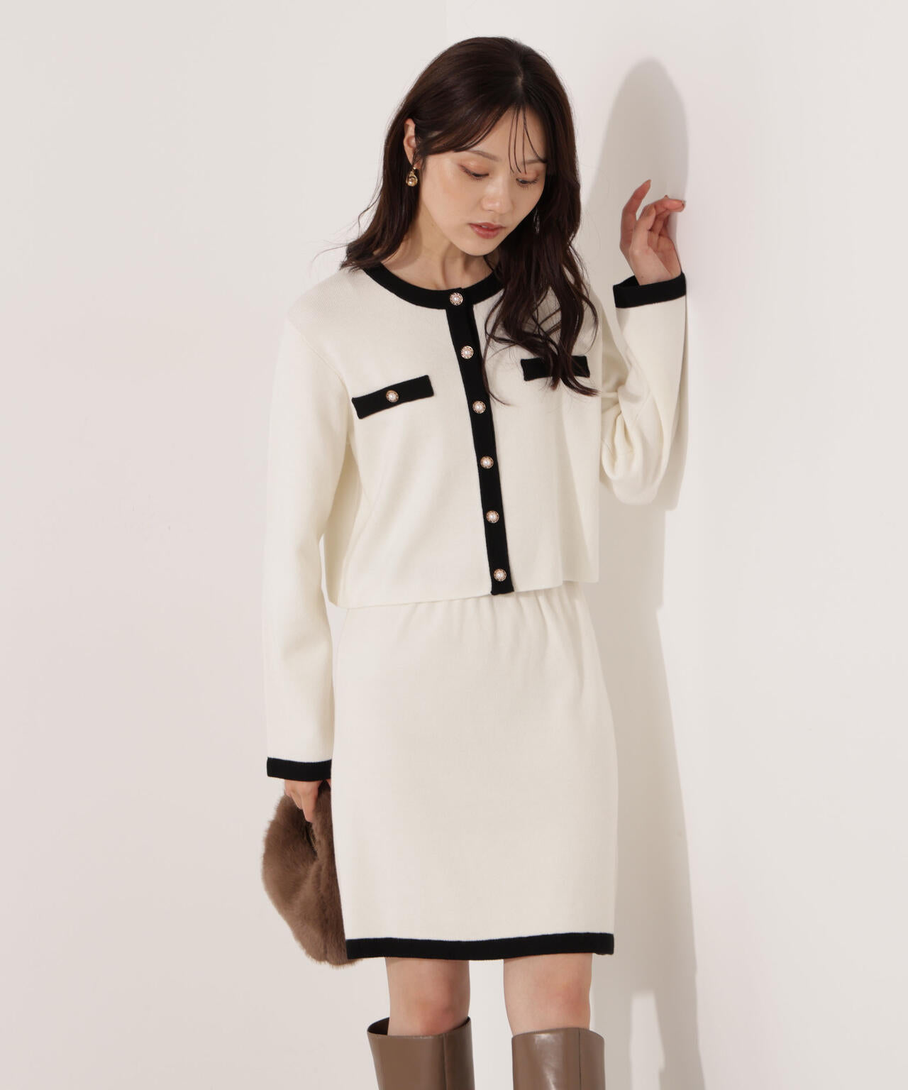 ニットジャケット