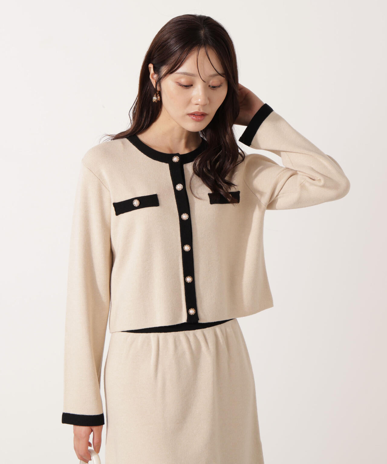 ニットジャケット