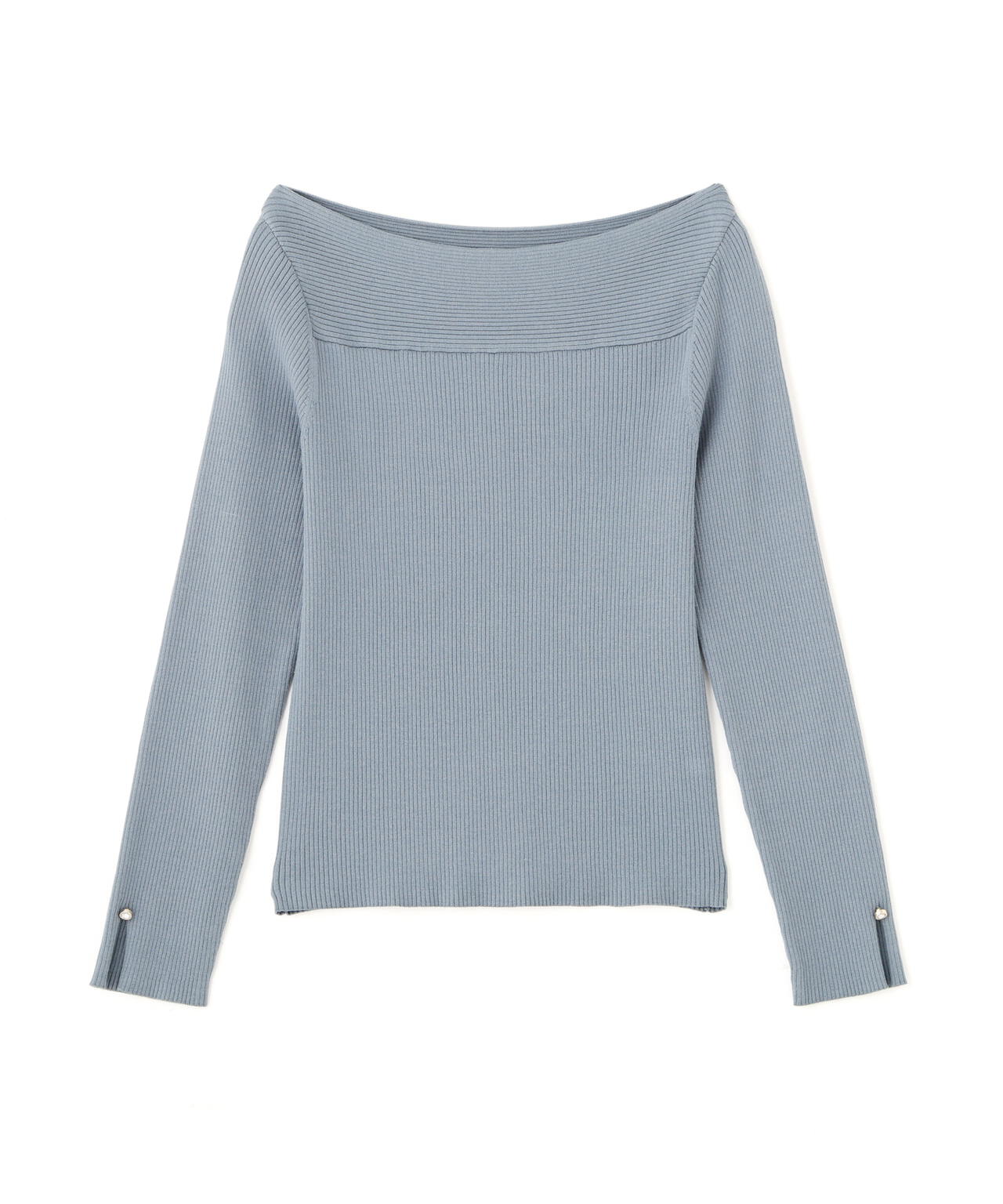 【松川星さん着用】＜ハンドウォッシャブル＞変わり編みリブニット