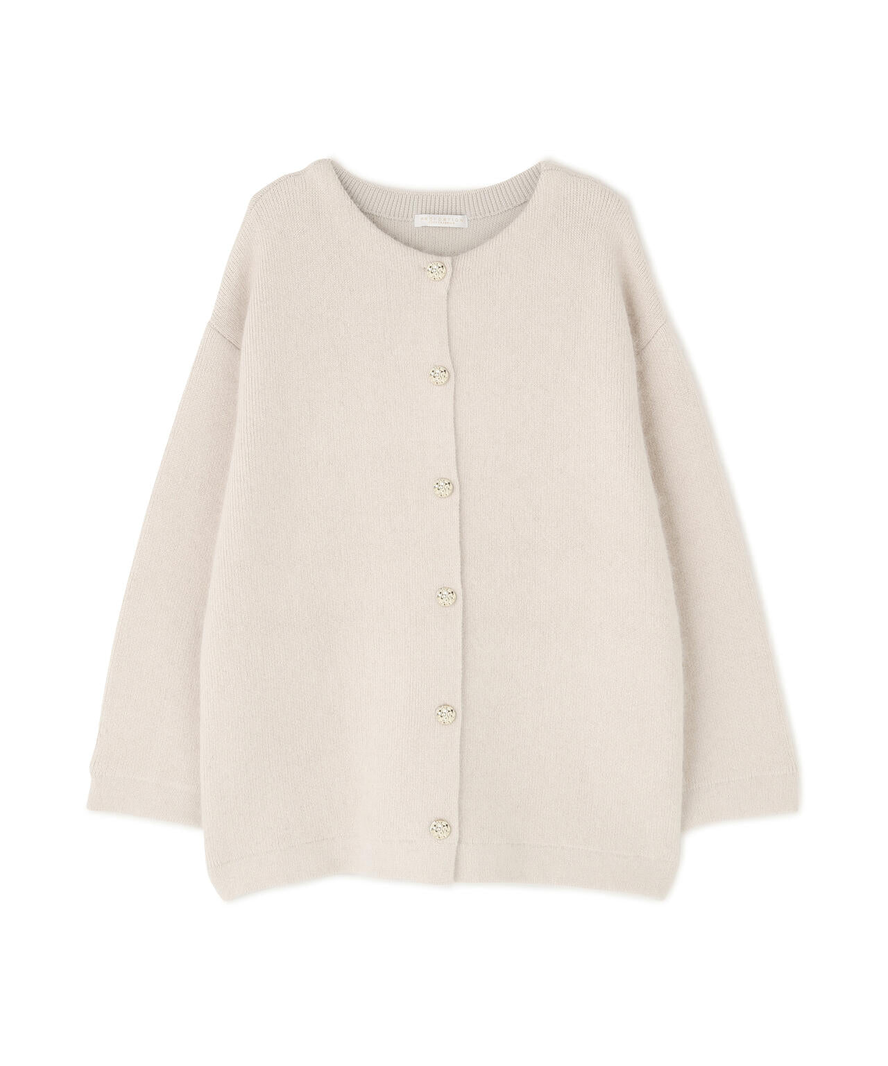 FOX混ダブルフェイスニットカーディガン