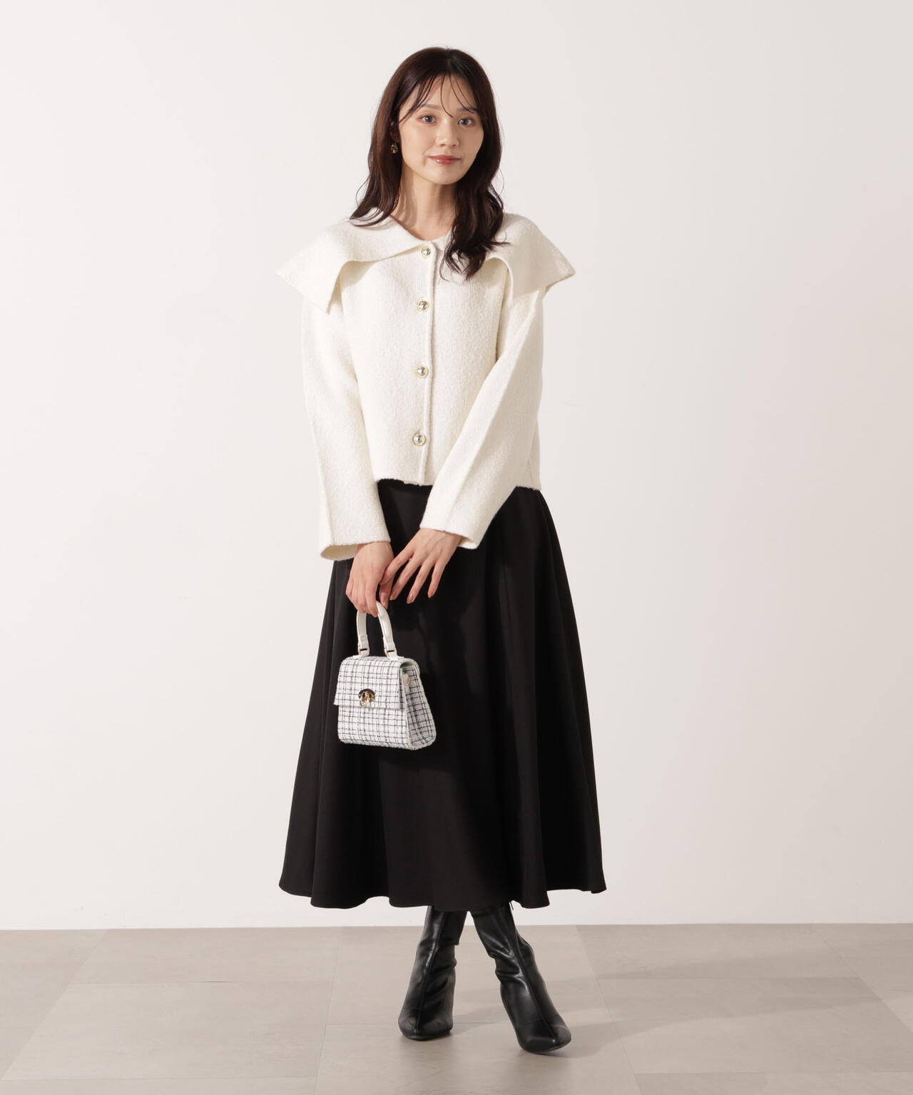 ビッグカラーカーディガン | PROPORTION BODY DRESSING