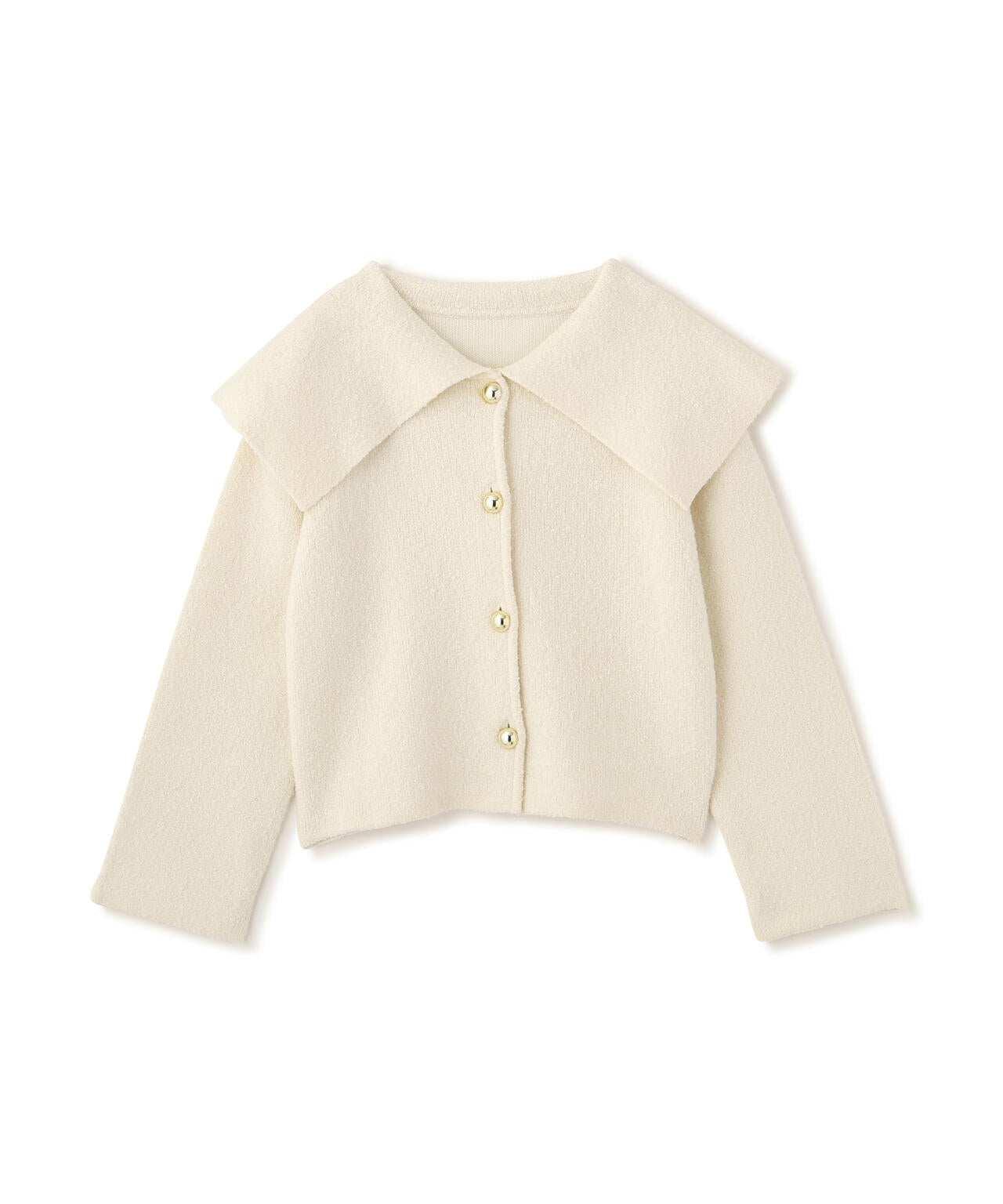 ビッグカラーカーディガン