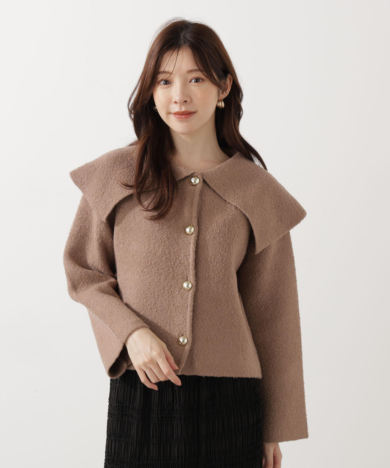 ビッグカラーカーディガン | PROPORTION BODY DRESSING