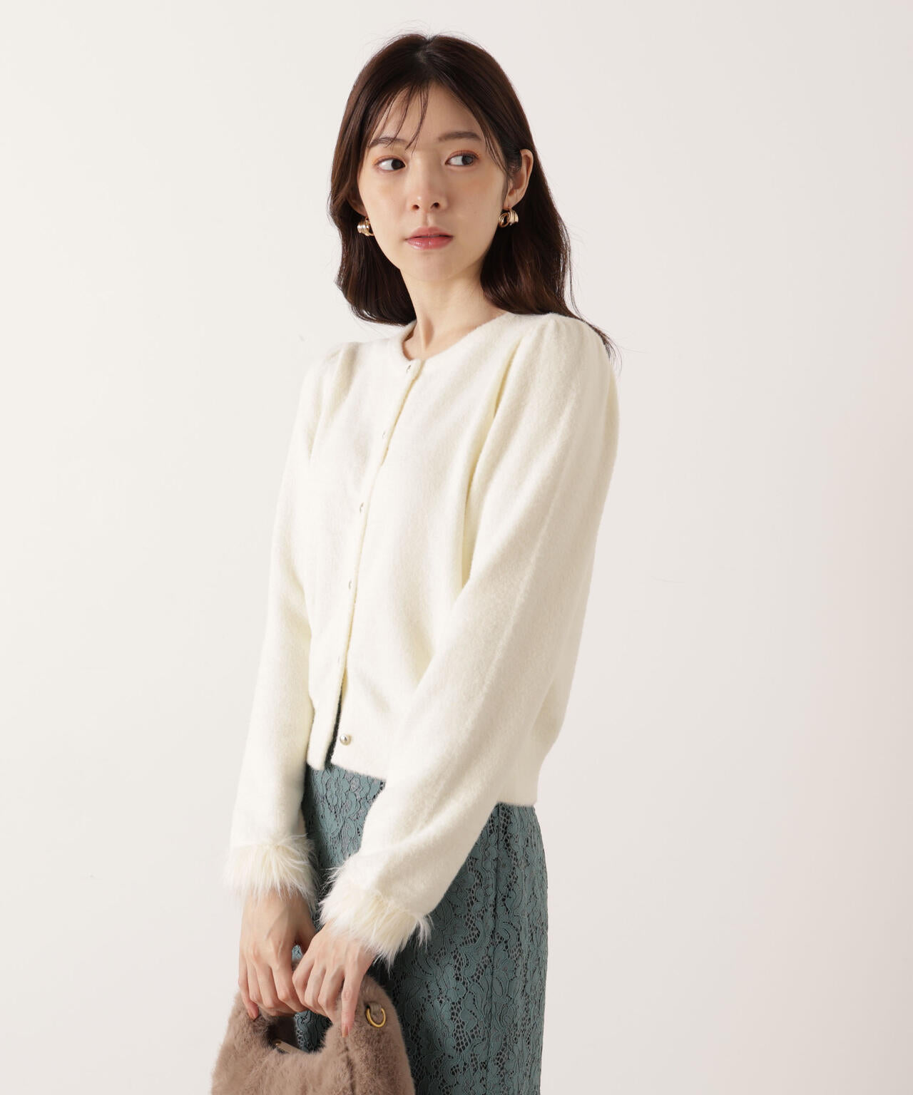 スリーディメンション ウォッシャブル＞レイヤード風ヘンリーネックニット | PROPORTION BODY