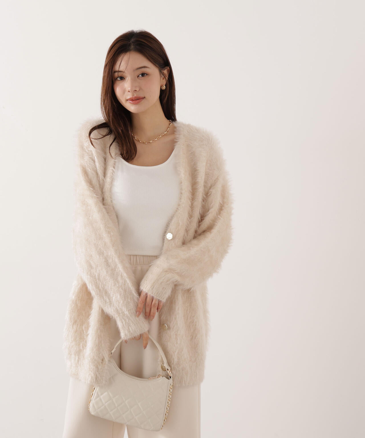 【青島心さん着用】キャットBIGカーディガン