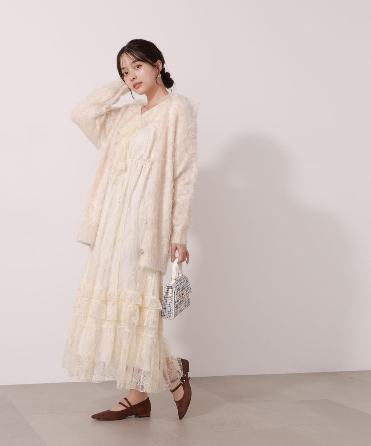 【青島心さん着用】キャットBIGカーディガン