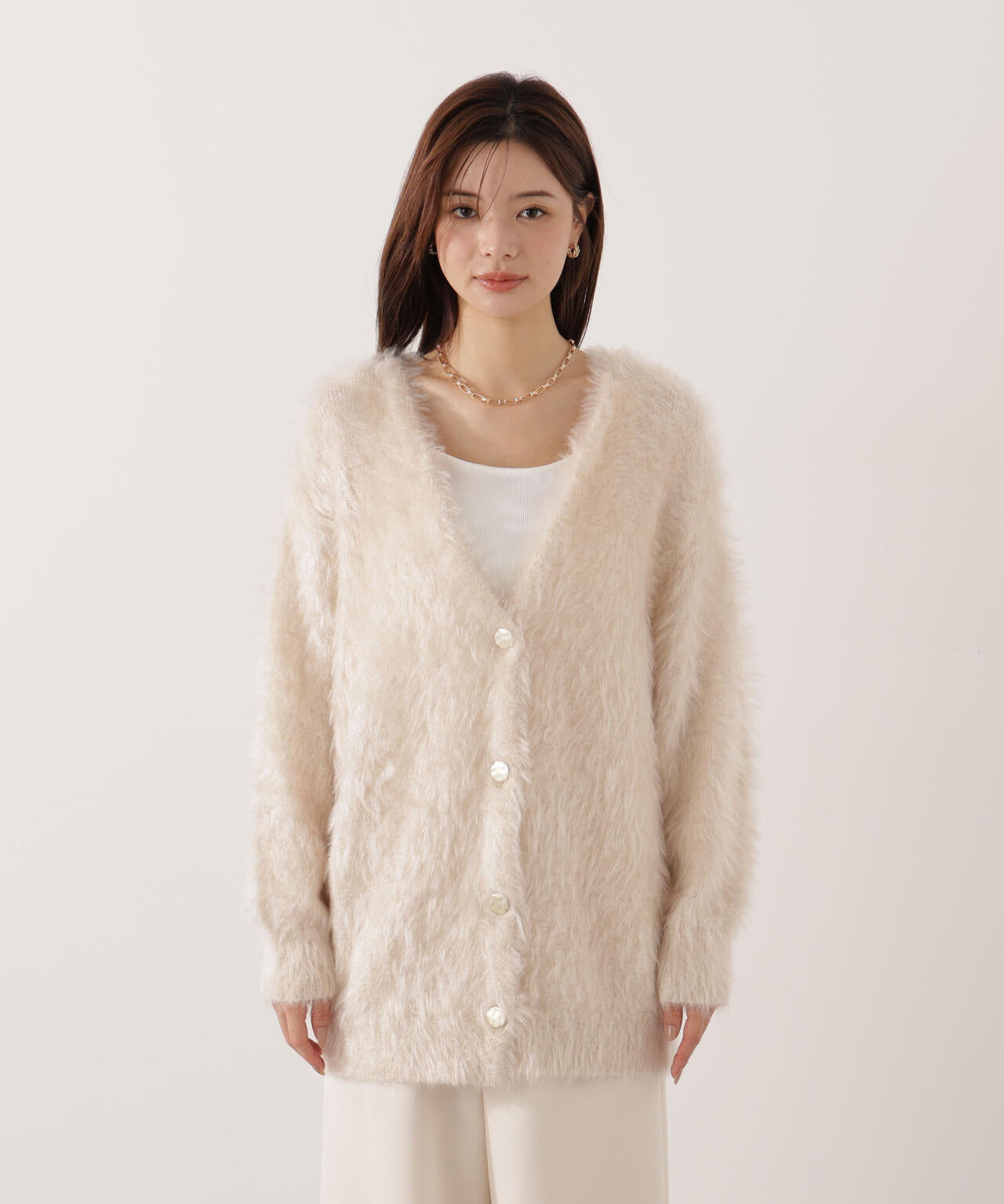 【青島心さん着用】キャットBIGカーディガン
