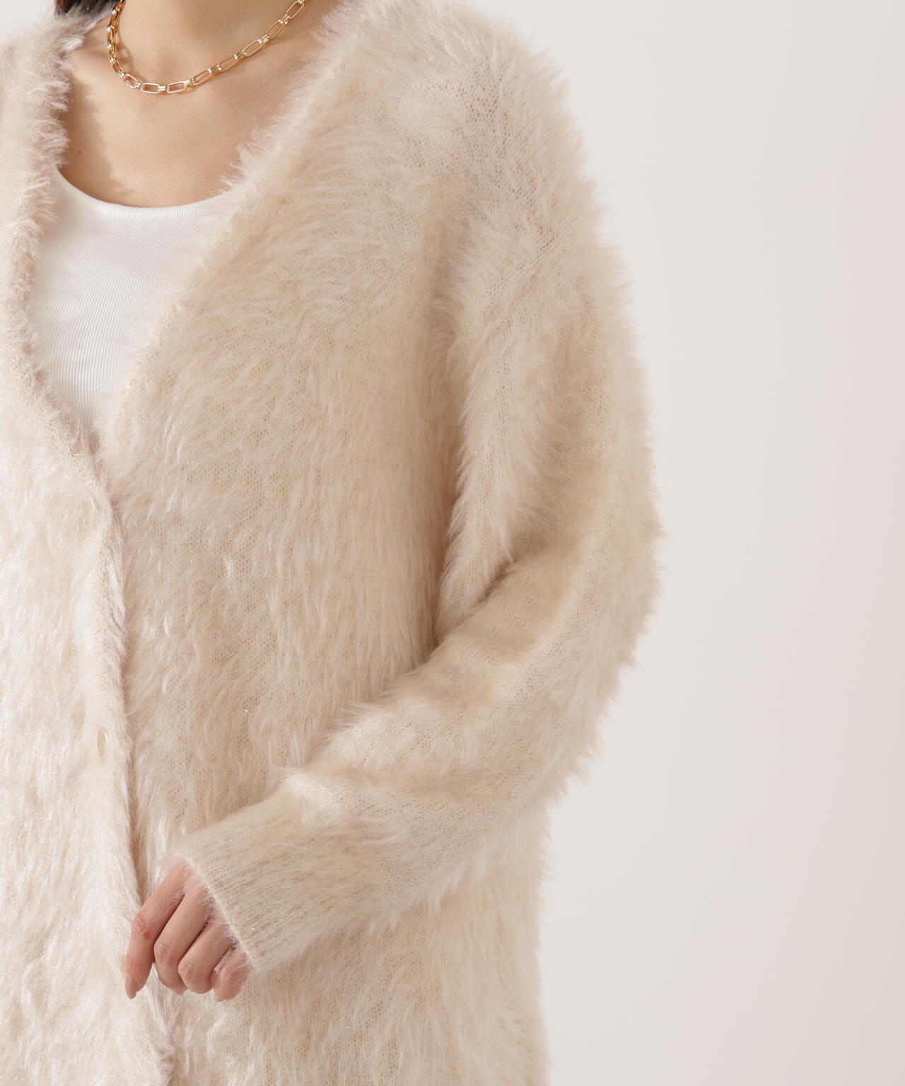 【青島心さん着用】キャットBIGカーディガン