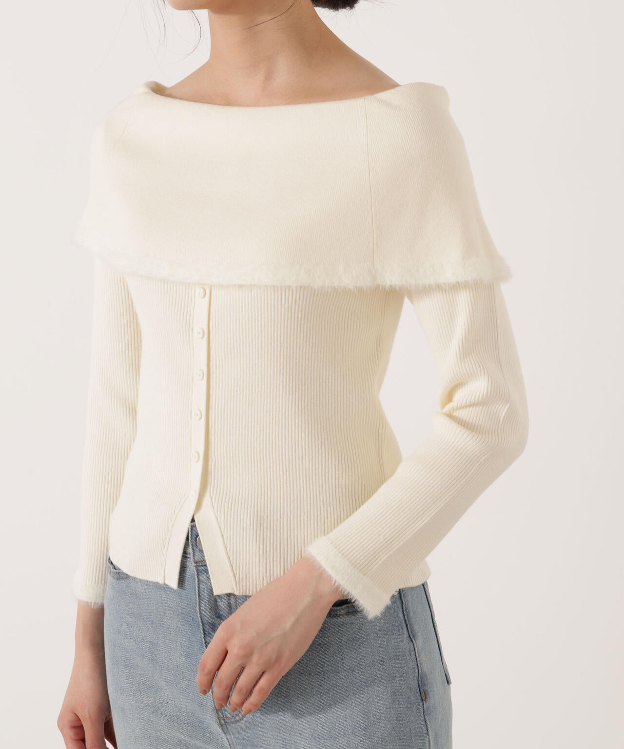 【美品】BRIEFING WHTE ポロ　Ｍ ▽ FW25 JM5561 Dotsume Pocket Polo 100%Cotton Color 09 Off