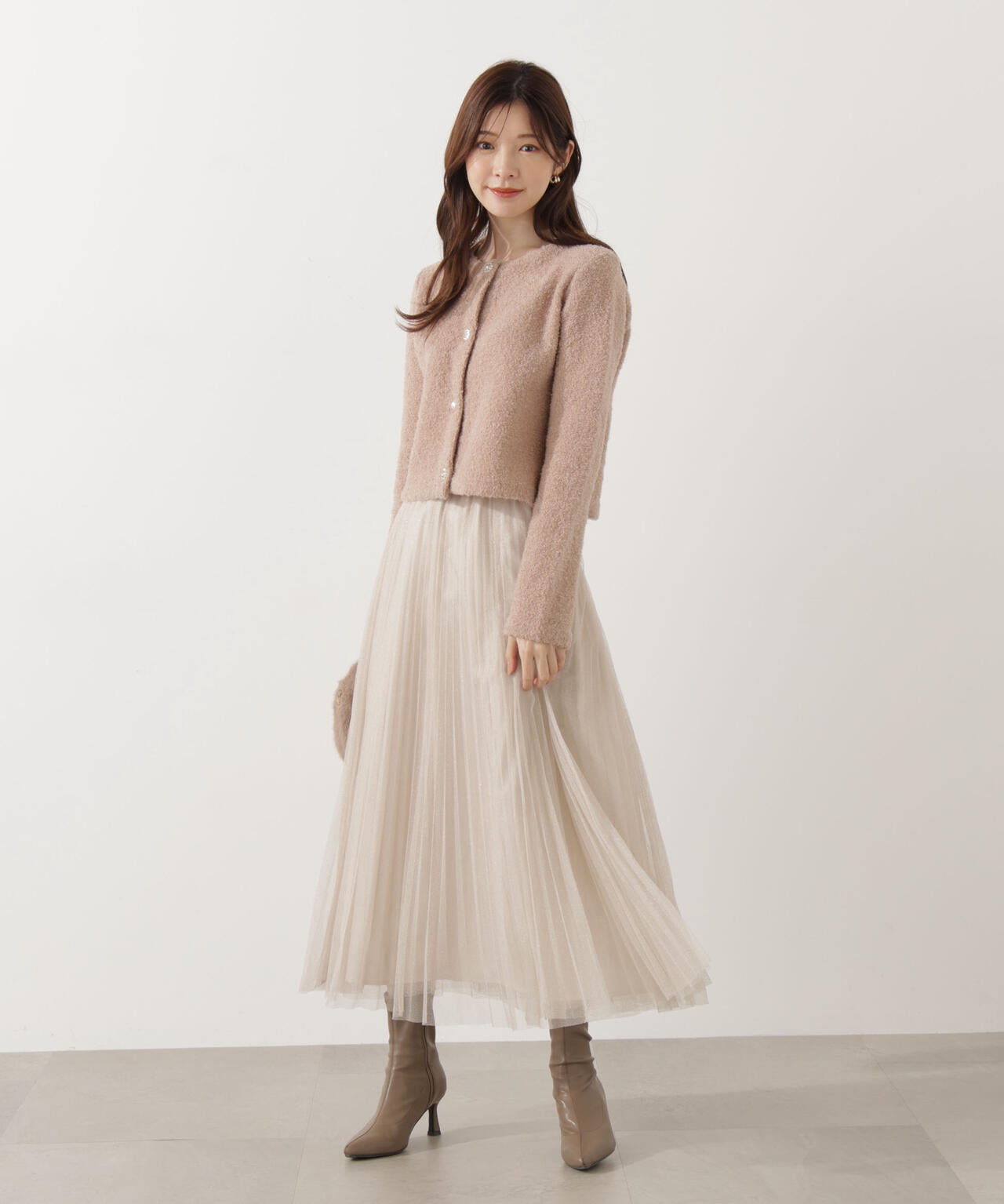 EDIT COLOGNE》ブークレカーディガン | PROPORTION BODY