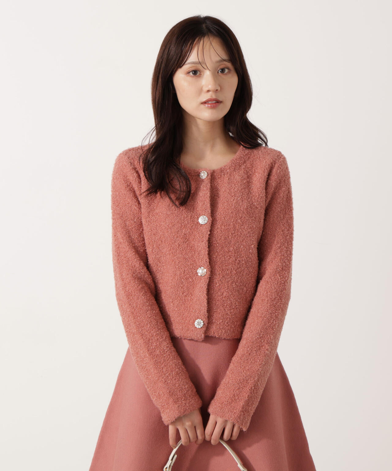 《EDIT COLOGNE》ブークレカーディガン