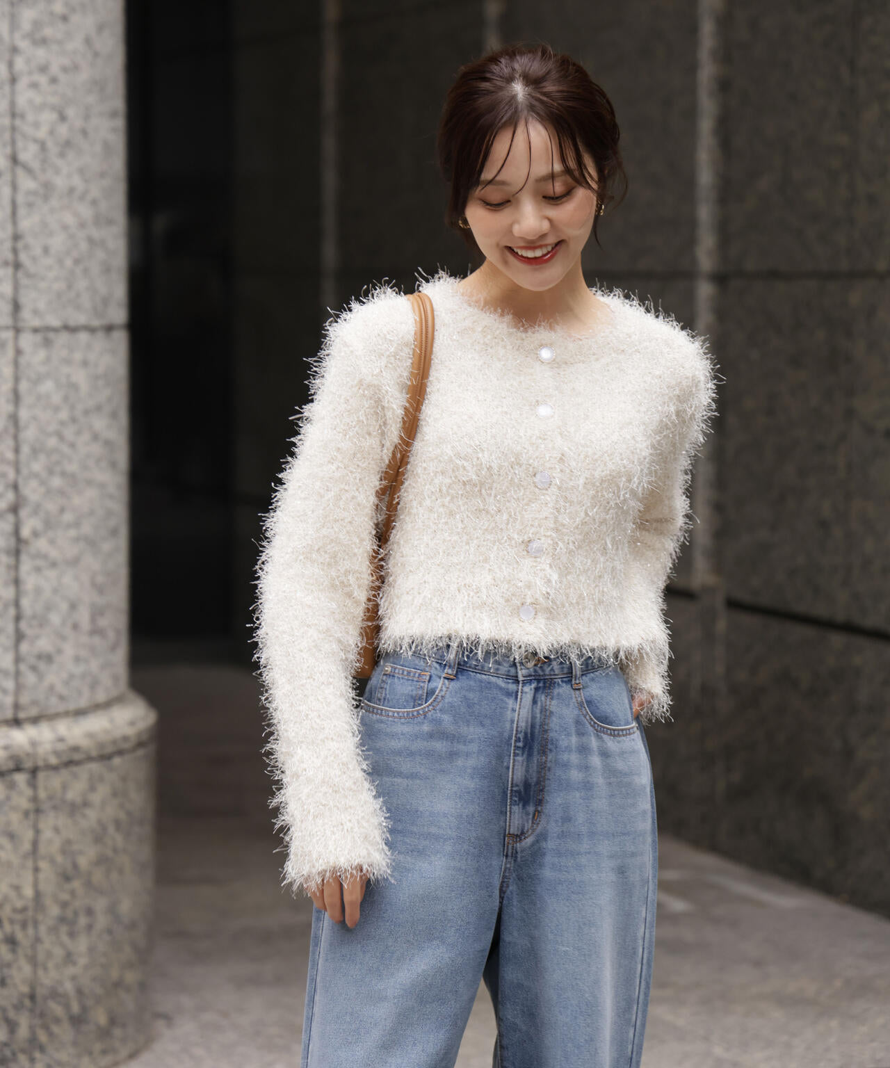 《EDIT COLOGNE》きらふわカーディガン【official site・名古屋パルコ限定】