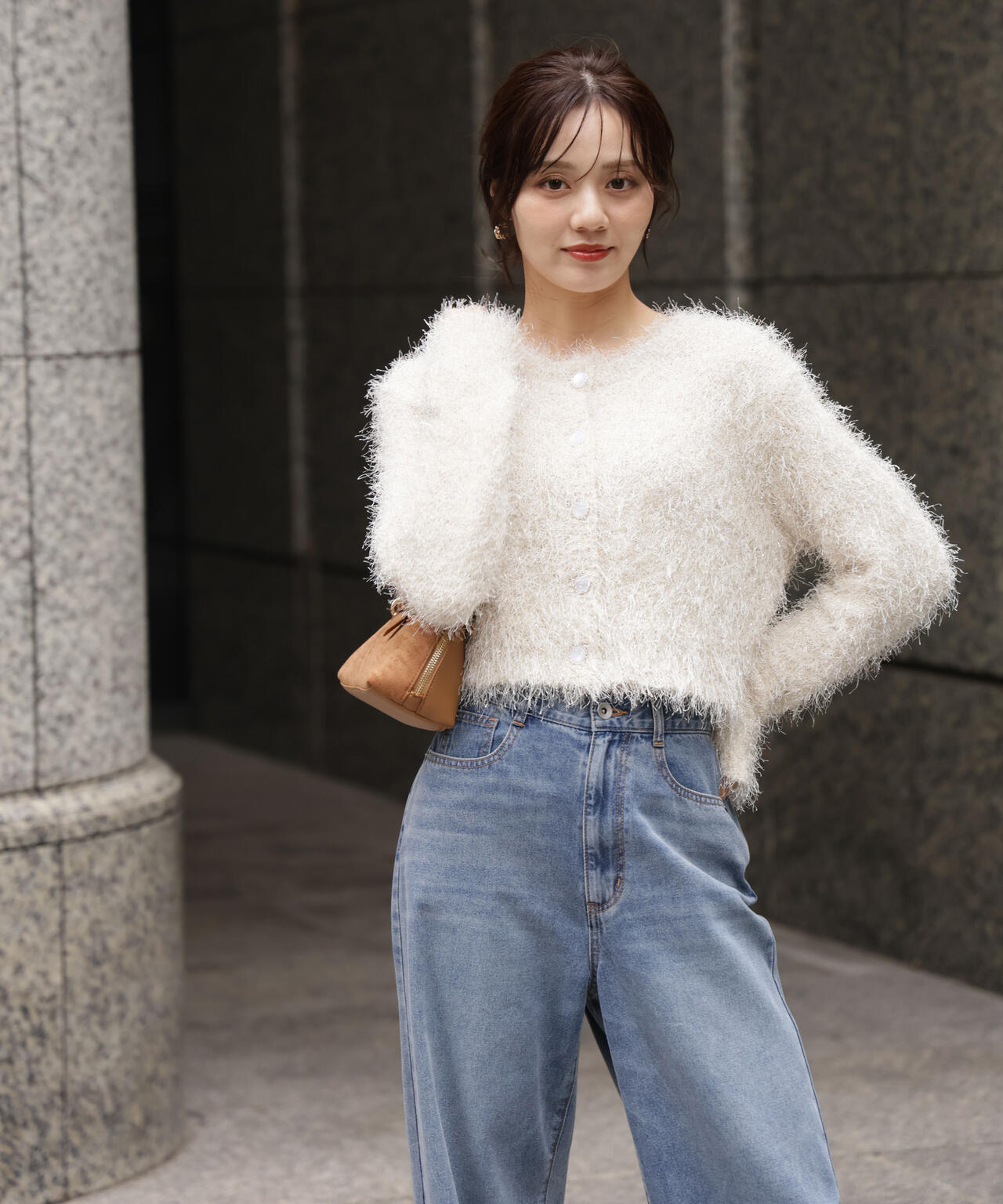 《EDIT COLOGNE》きらふわカーディガン【official site・名古屋パルコ限定】