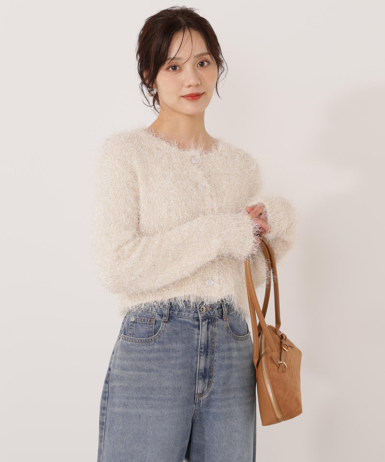 《EDIT COLOGNE》きらふわカーディガン【official site・名古屋パルコ限定】