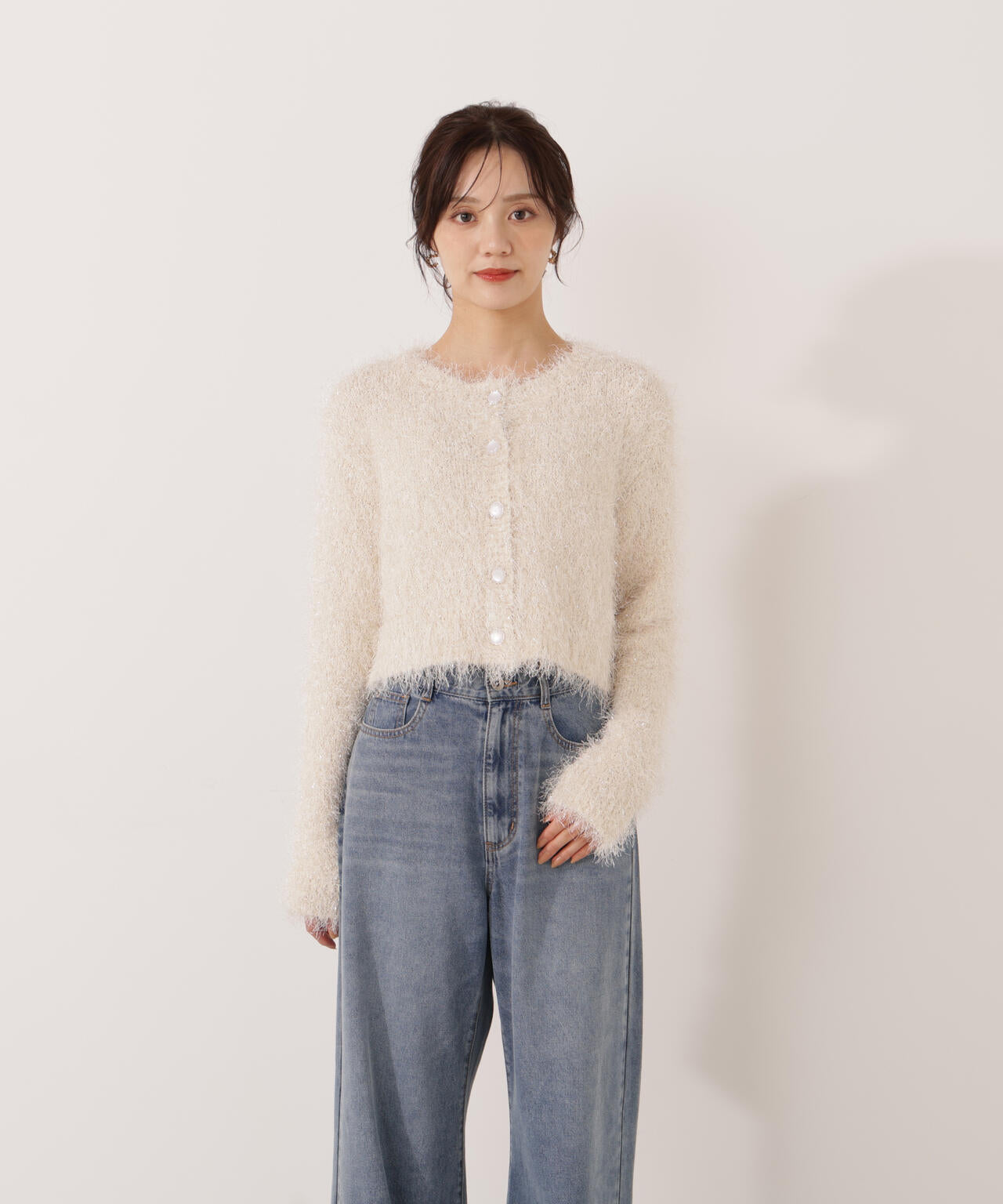 《EDIT COLOGNE》きらふわカーディガン【official site・名古屋パルコ限定】