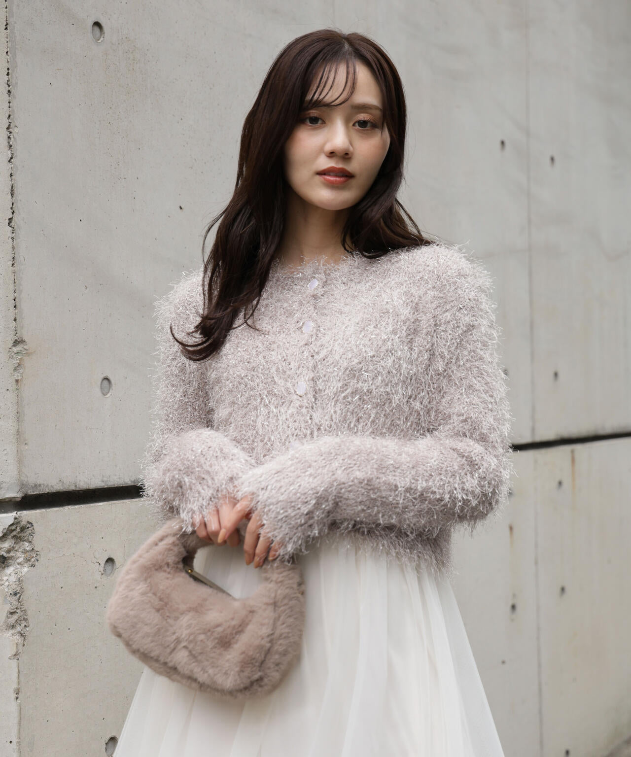 《EDIT COLOGNE》きらふわカーディガン【official site・名古屋パルコ限定】