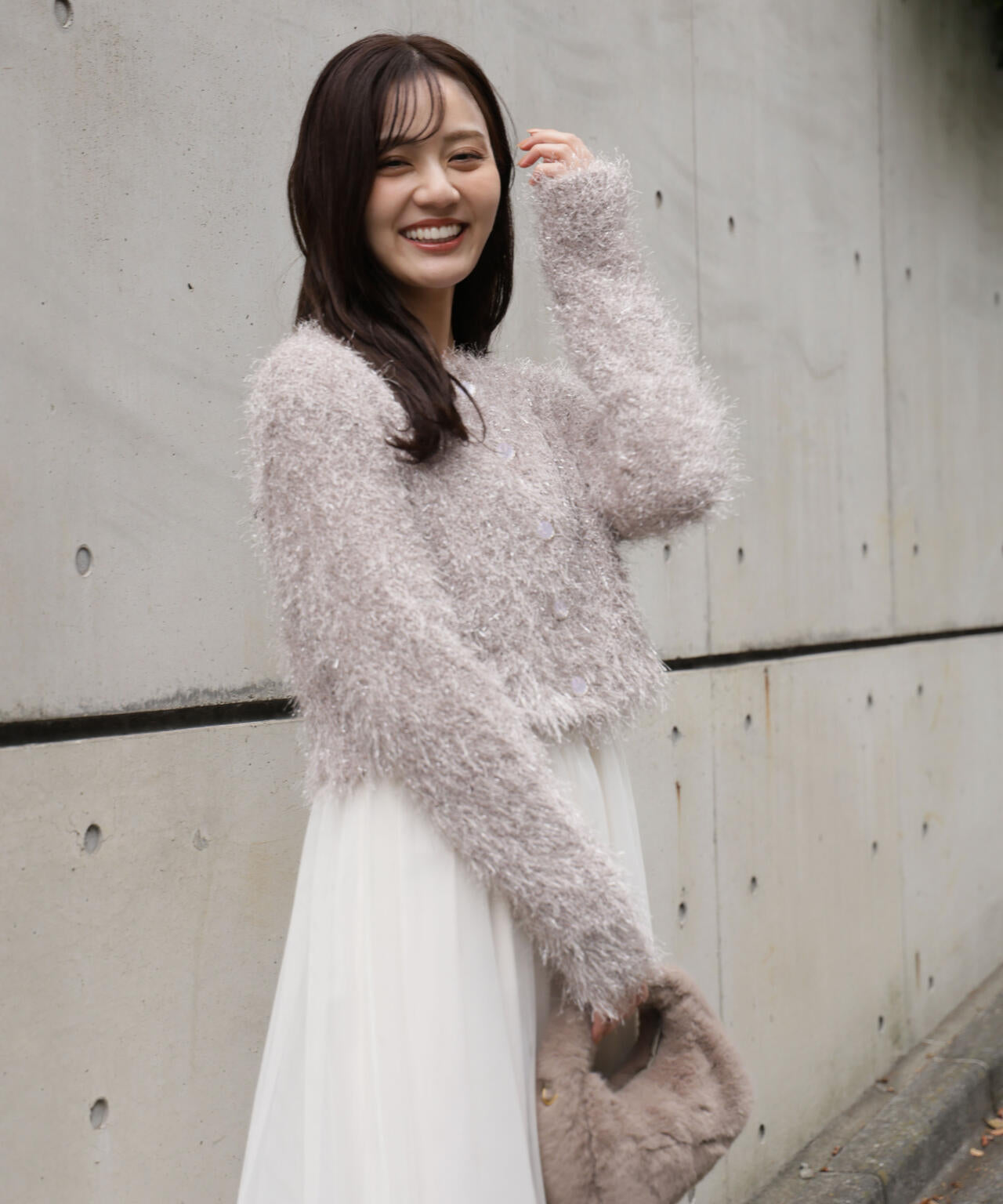 《EDIT COLOGNE》きらふわカーディガン【official site・名古屋パルコ限定】