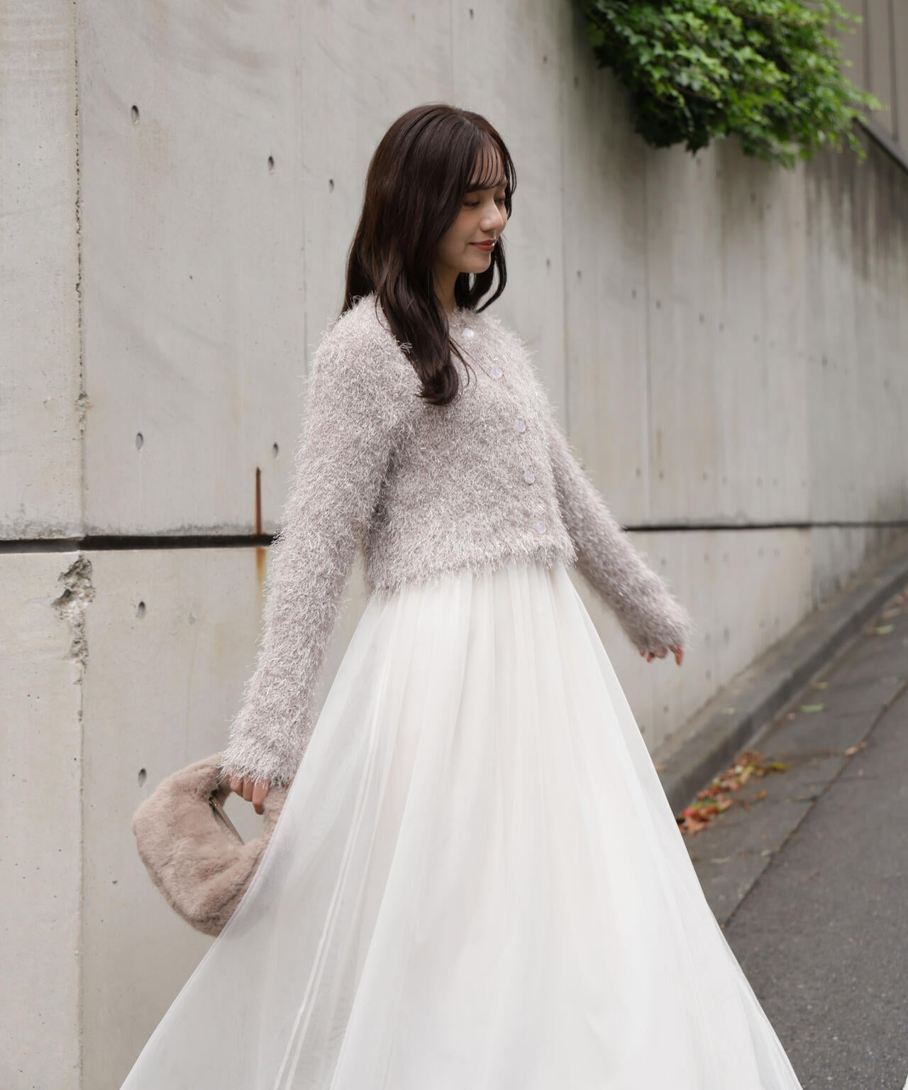 《EDIT COLOGNE》きらふわカーディガン【official site・名古屋パルコ限定】