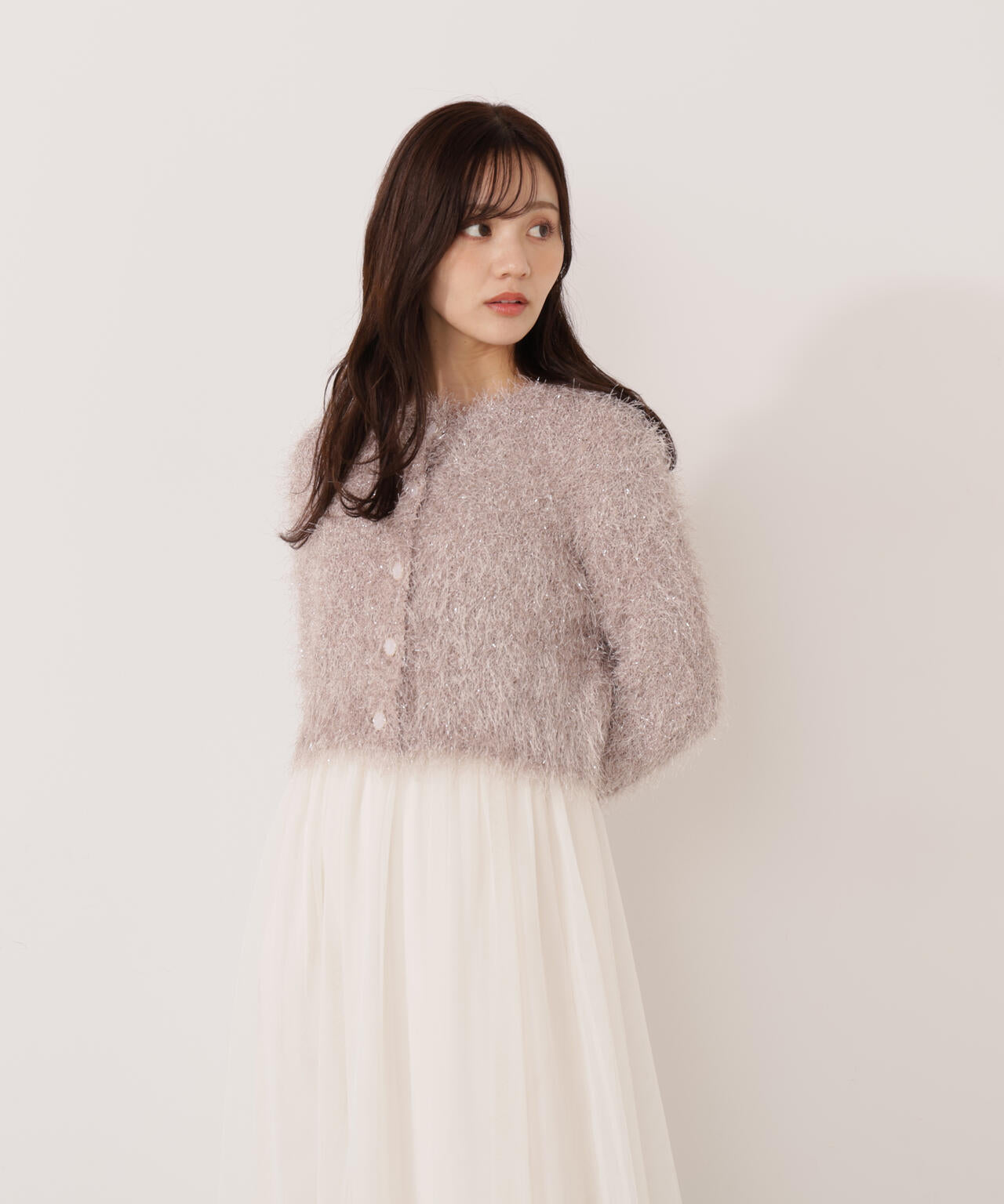 《EDIT COLOGNE》きらふわカーディガン【official site・名古屋パルコ限定】