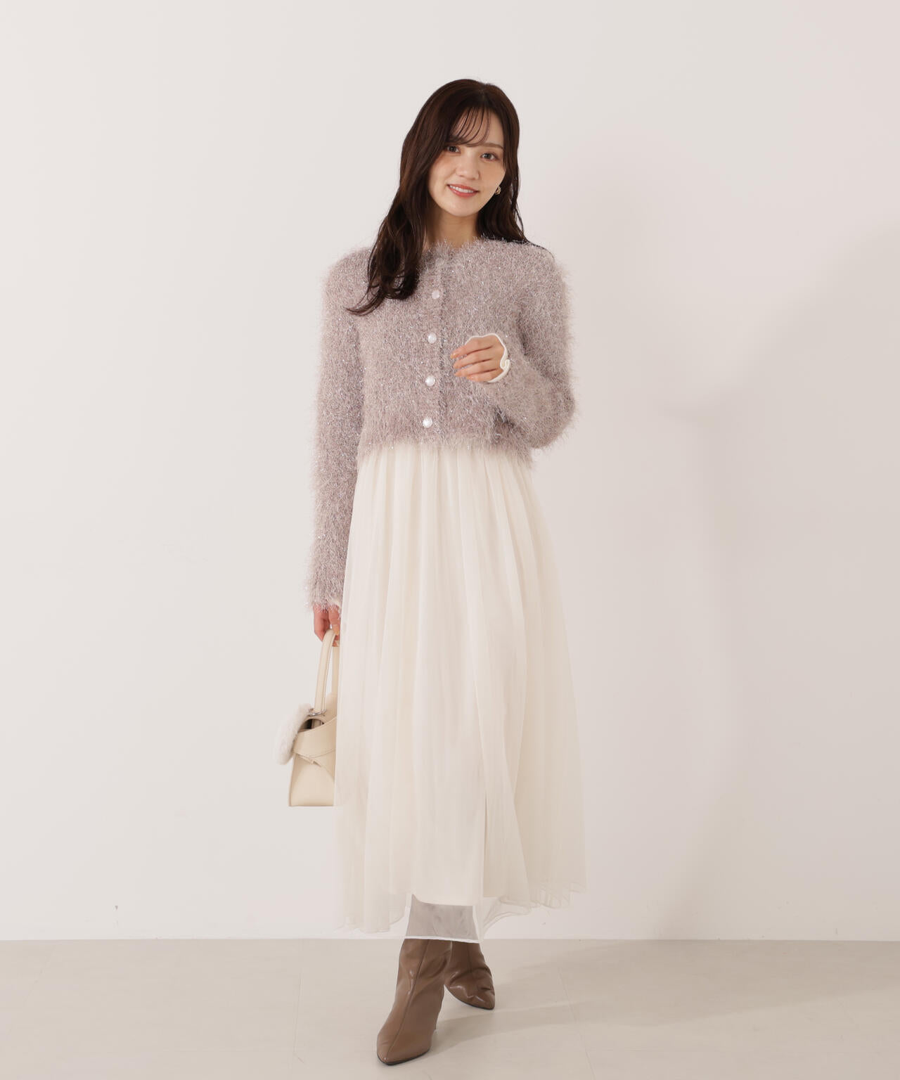 《EDIT COLOGNE》きらふわカーディガン【official site・名古屋パルコ限定】