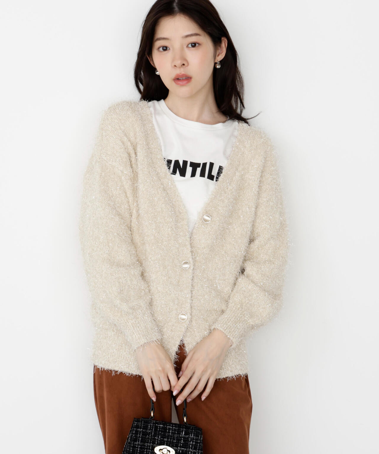 ☆新品☆ 佐藤繊維 定価￥33,000 ボアデブローニュ ボーダーカーディカ゚ン ☆新品☆ 佐藤繊維 定価￥33,000 ボアデブローニュ ボーダーカーディカ