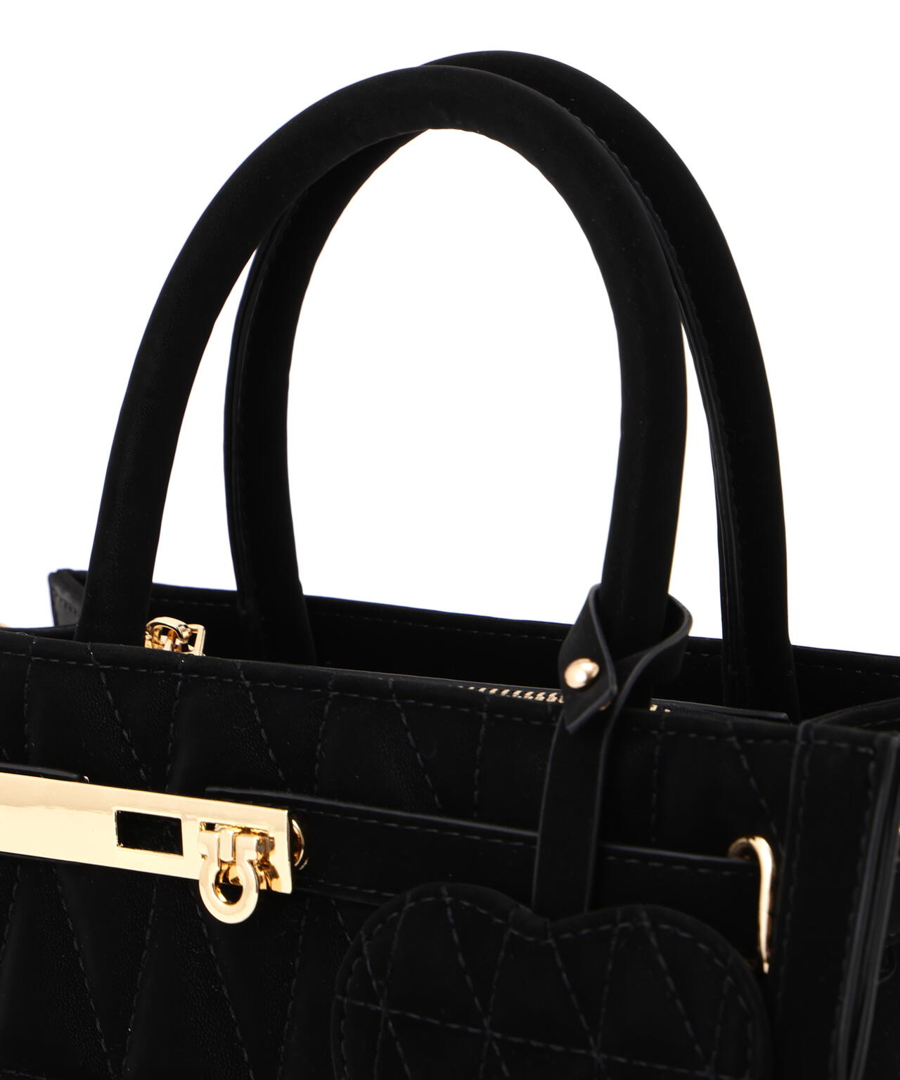 ハートチャーム付きキルティングトートバッグ | PROPORTION BODY