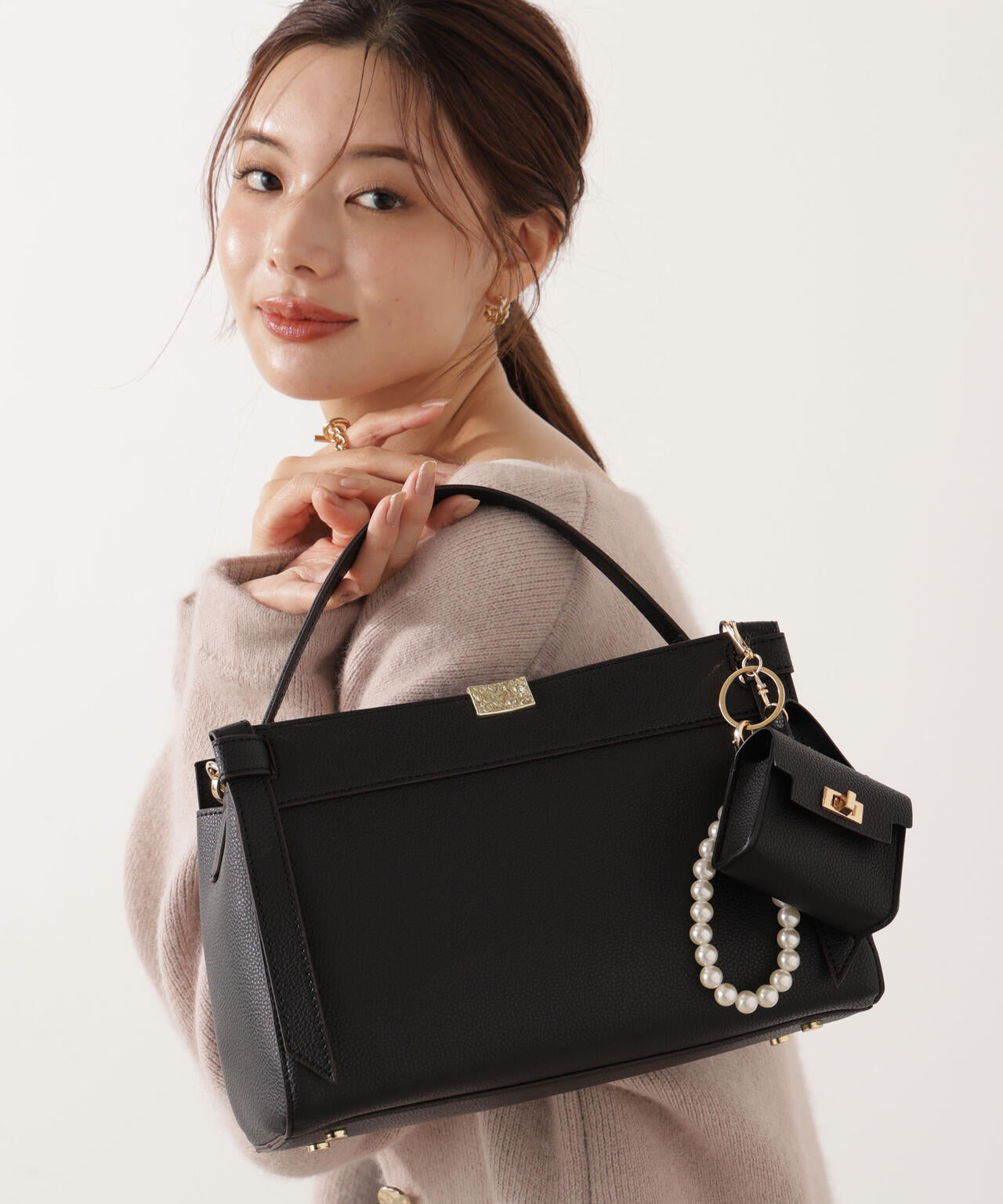 なぉみ 新品タグ付き　PROPOTION BODY DRESSING サイドリボンバッグ | PROPORTION BODY DRESSING（プロポーション