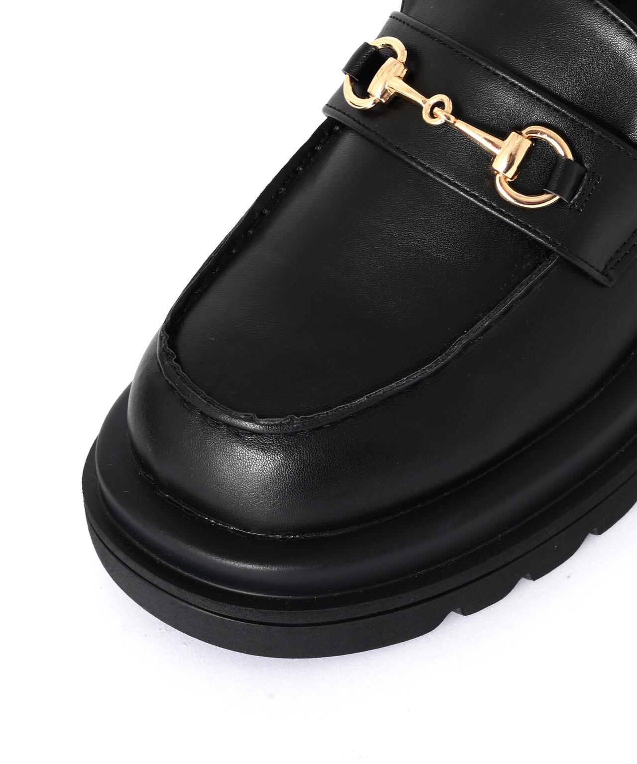 トラックソールローファー