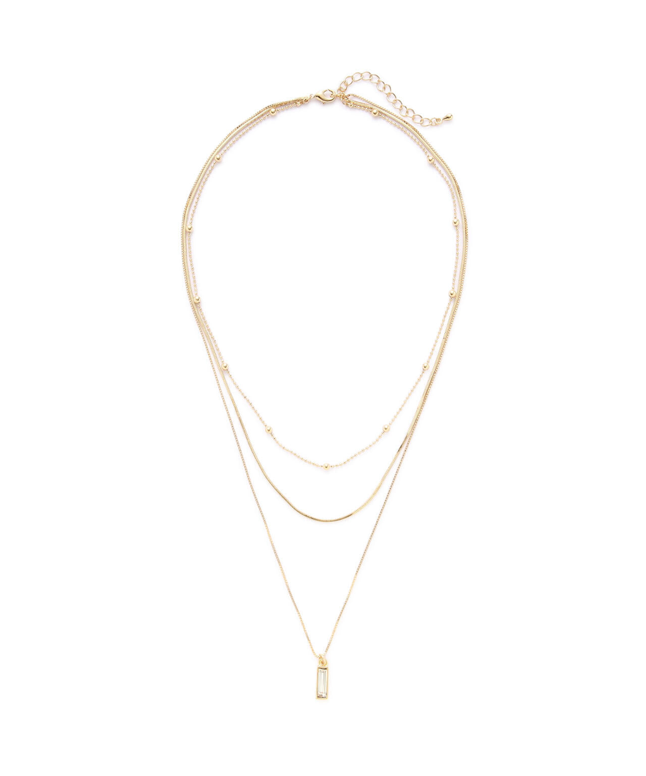 クリアトップ3連ネックレス | PROPORTION BODY DRESSING