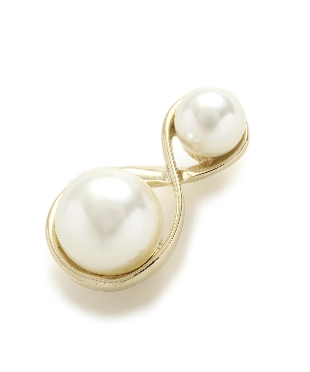 ゴールドツイストパールピアス