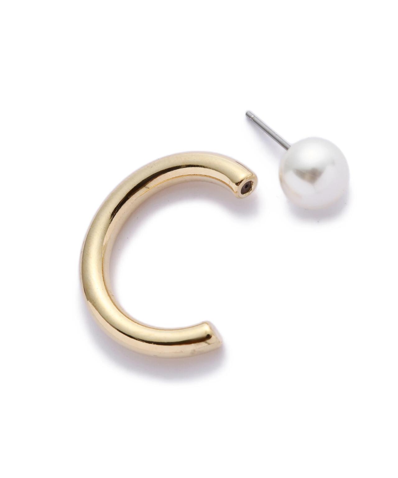 パールフープピアス