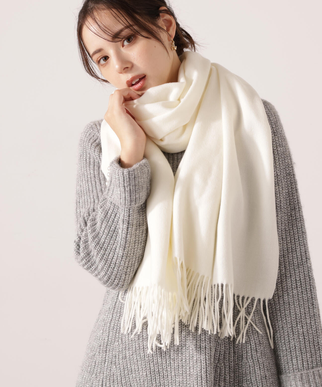 杢無地ストール | PROPORTION BODY DRESSING（プロポーションボディ