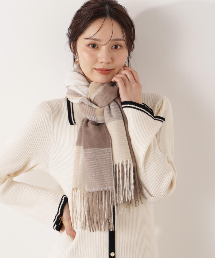 ブロックチェックストール