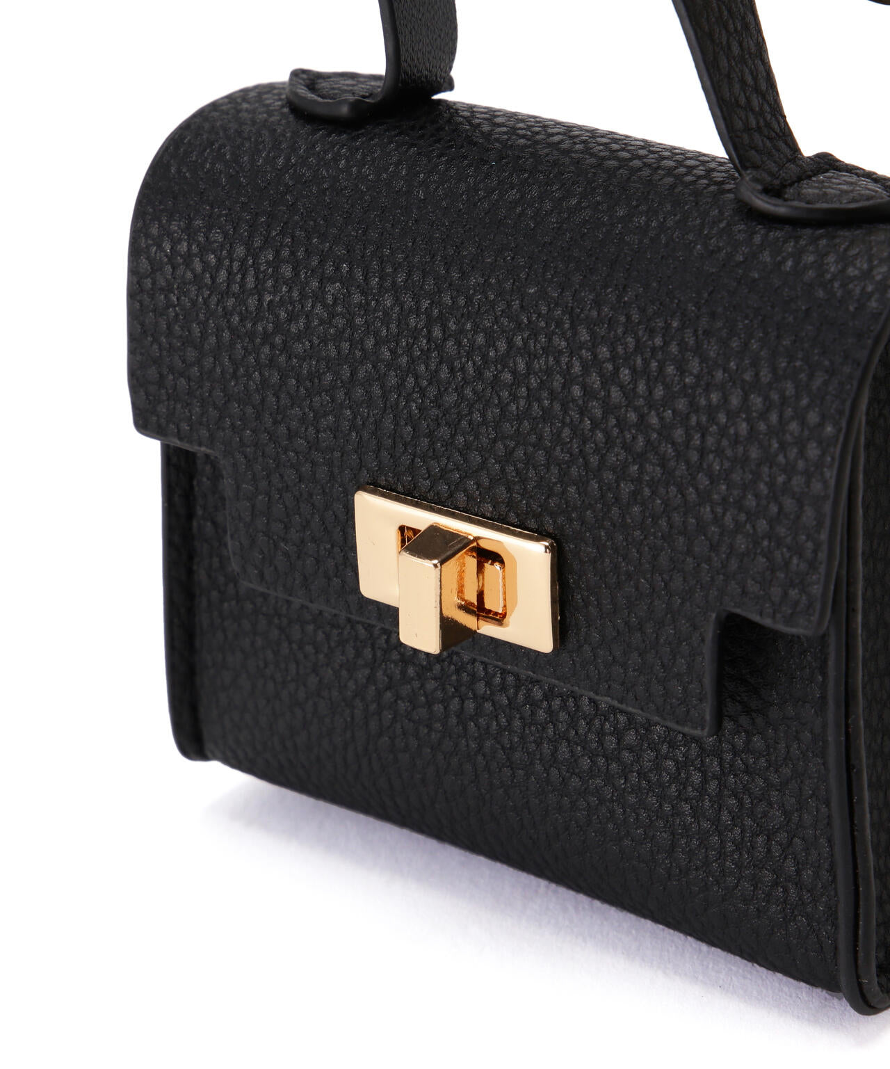 パール付きミニバッグチャーム