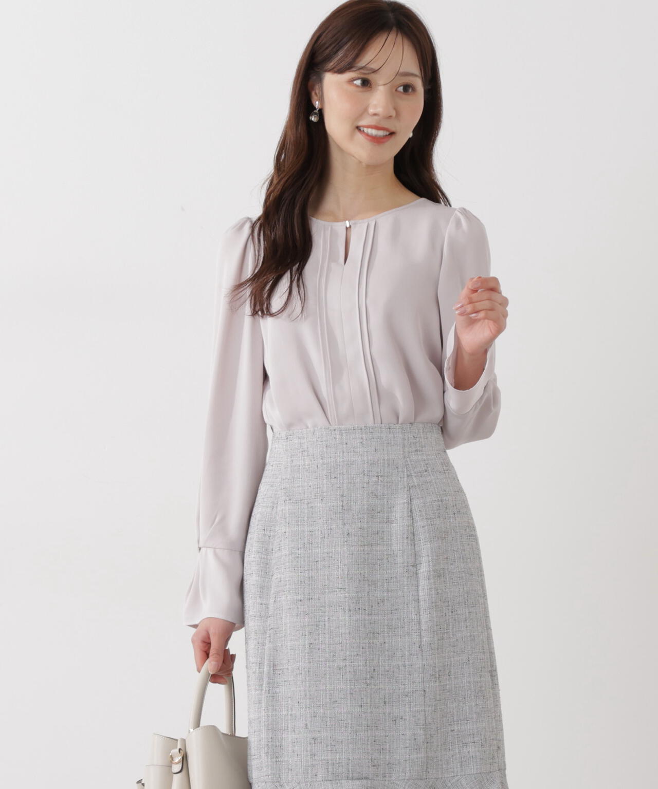 ウォッシャブル＞ピンタックブラウス | PROPORTION BODY DRESSING