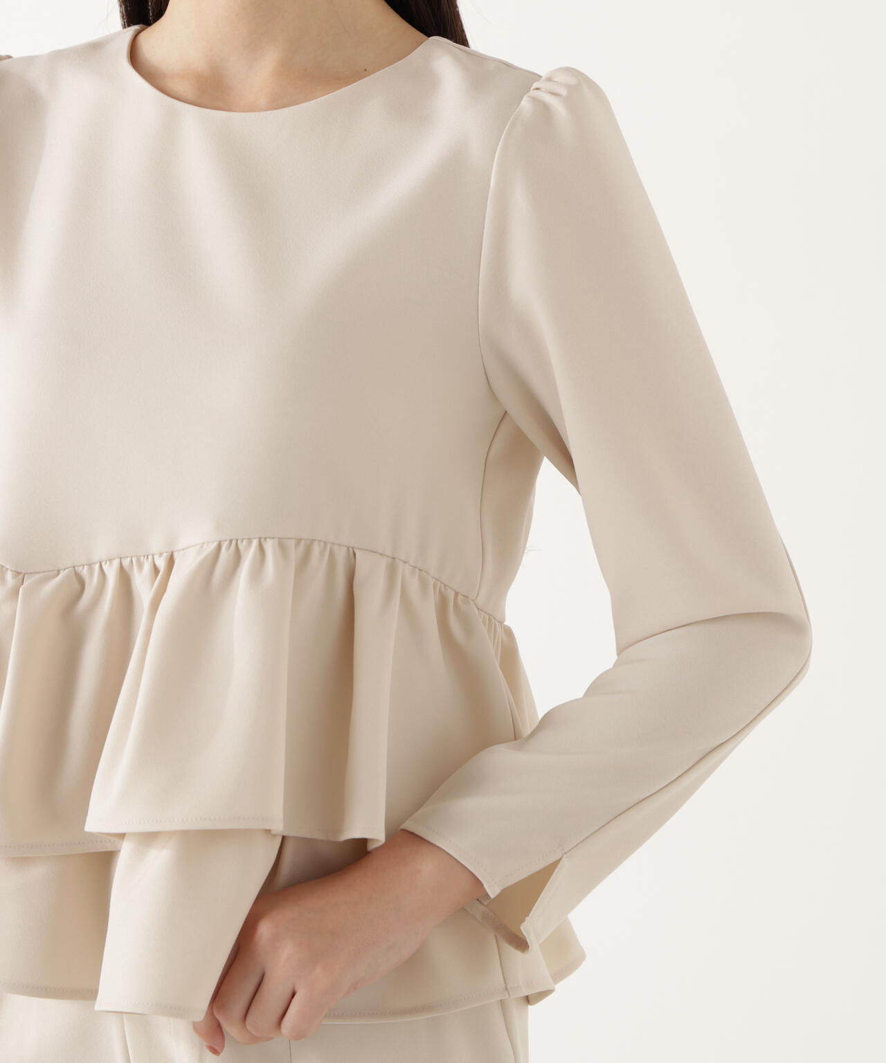 ランダムヘムペプラムブラウス | PROPORTION BODY DRESSING