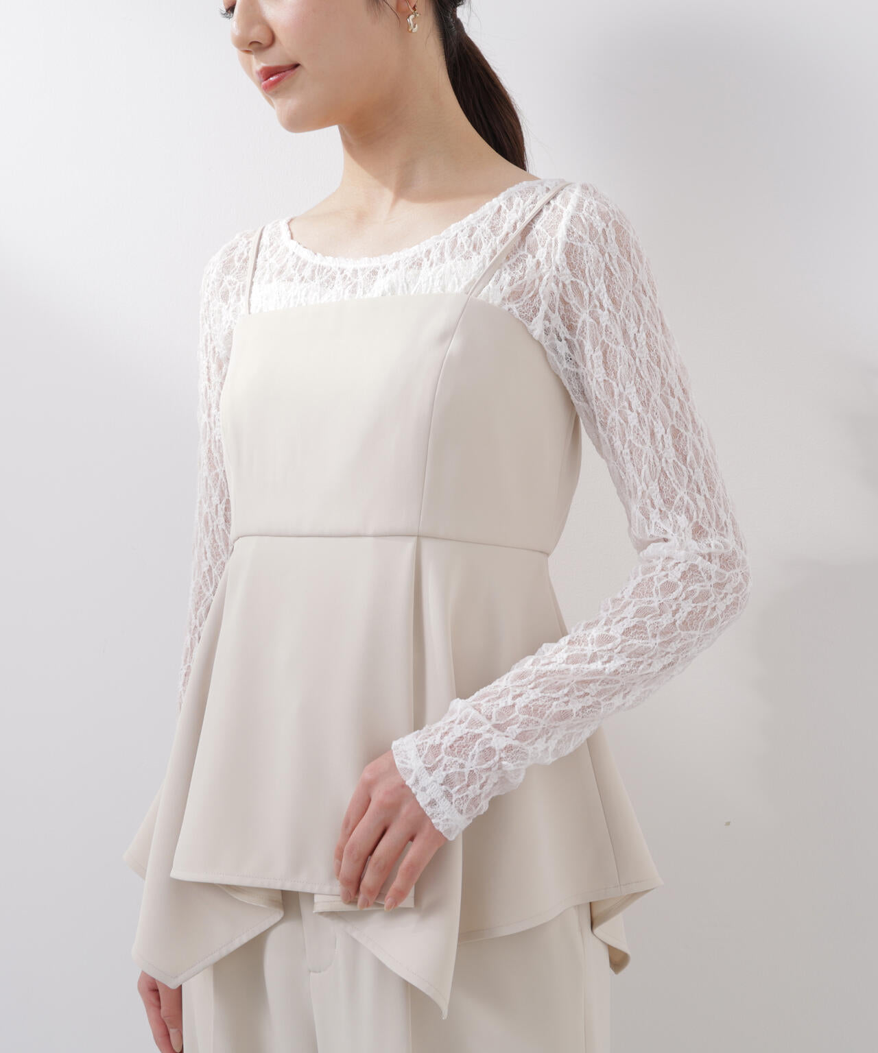 166cm B:78 W:56 H:83 S:24.5cm 着用サイズ：FR