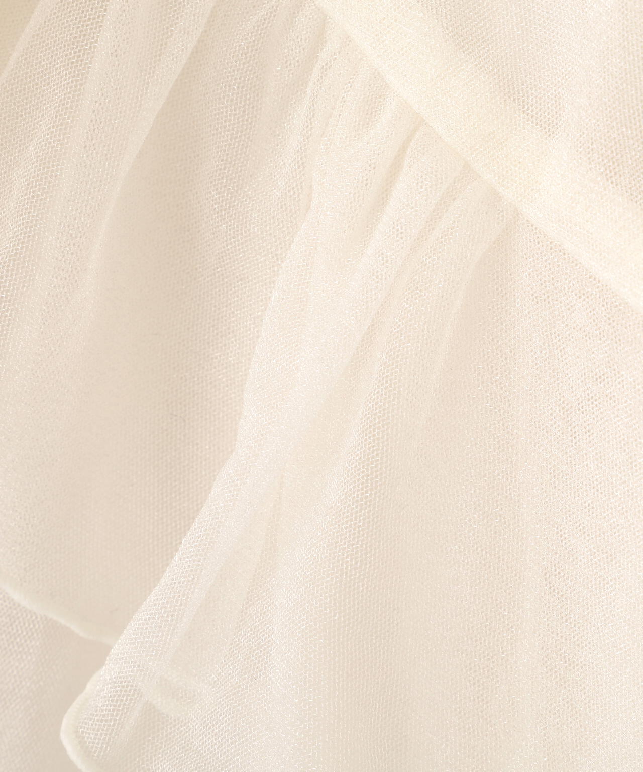 チュールラッフルブラウス【WEB・一部店舗限定】