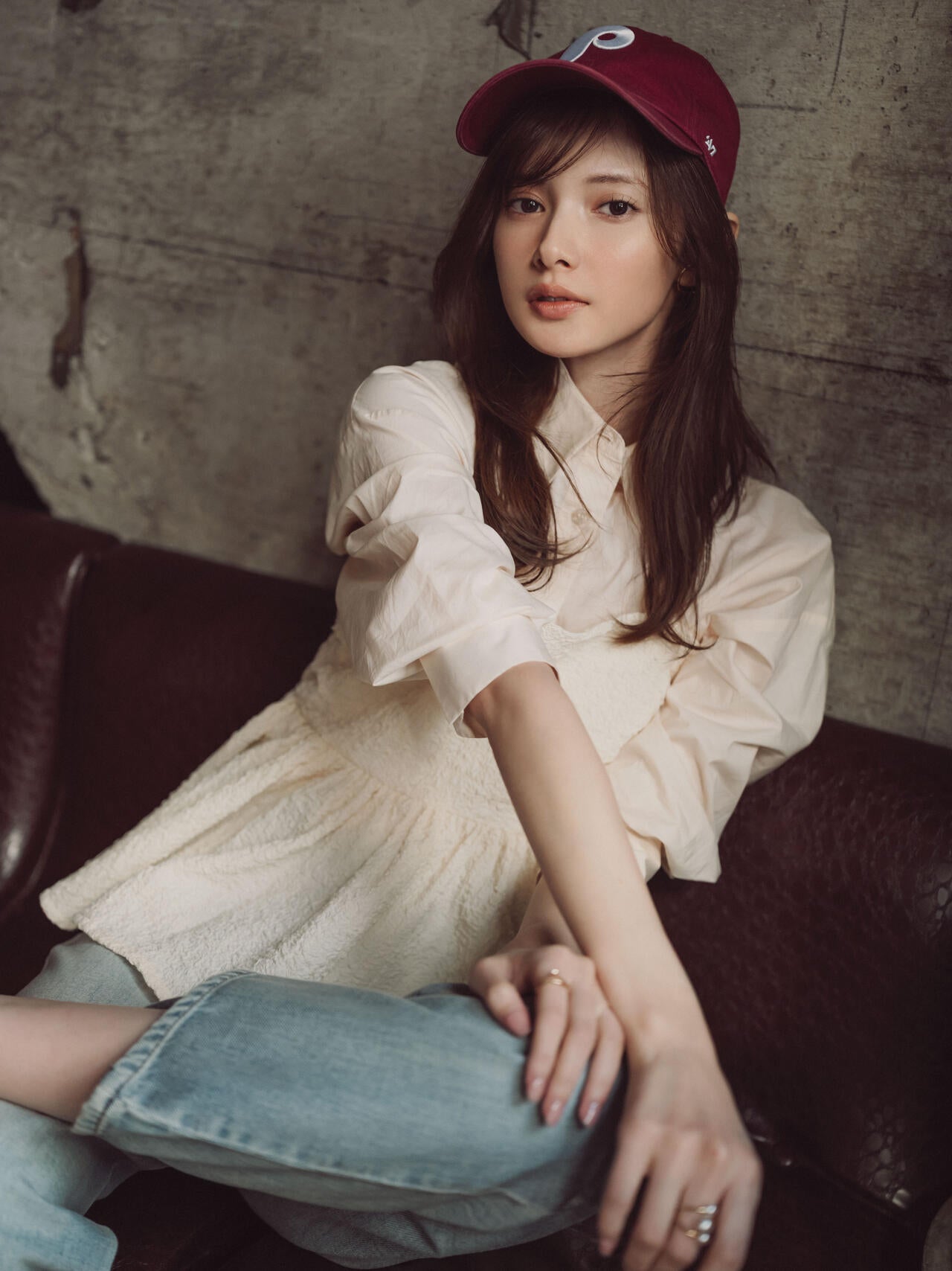 ＜ウォッシャブル＞〈a/mie〉オーバーシャツ