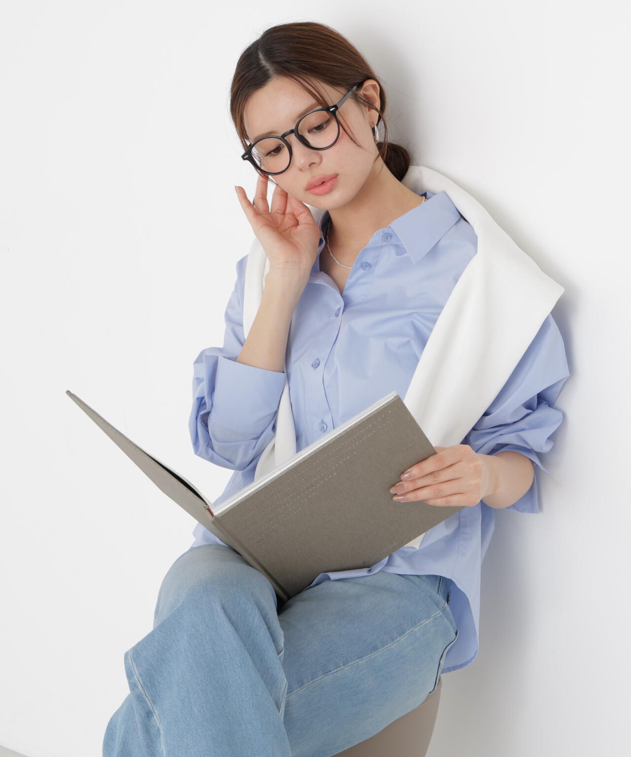 ＜ウォッシャブル＞〈a/mie〉オーバーシャツ