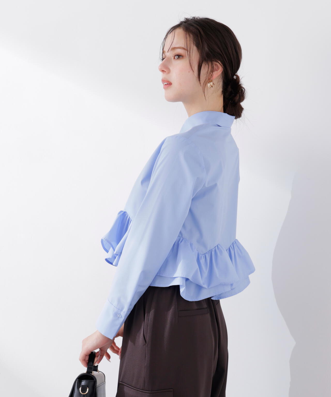 6/5～6/7 オンライン限定2buy10%OFF対象】〈a/mie〉ホイップフリル