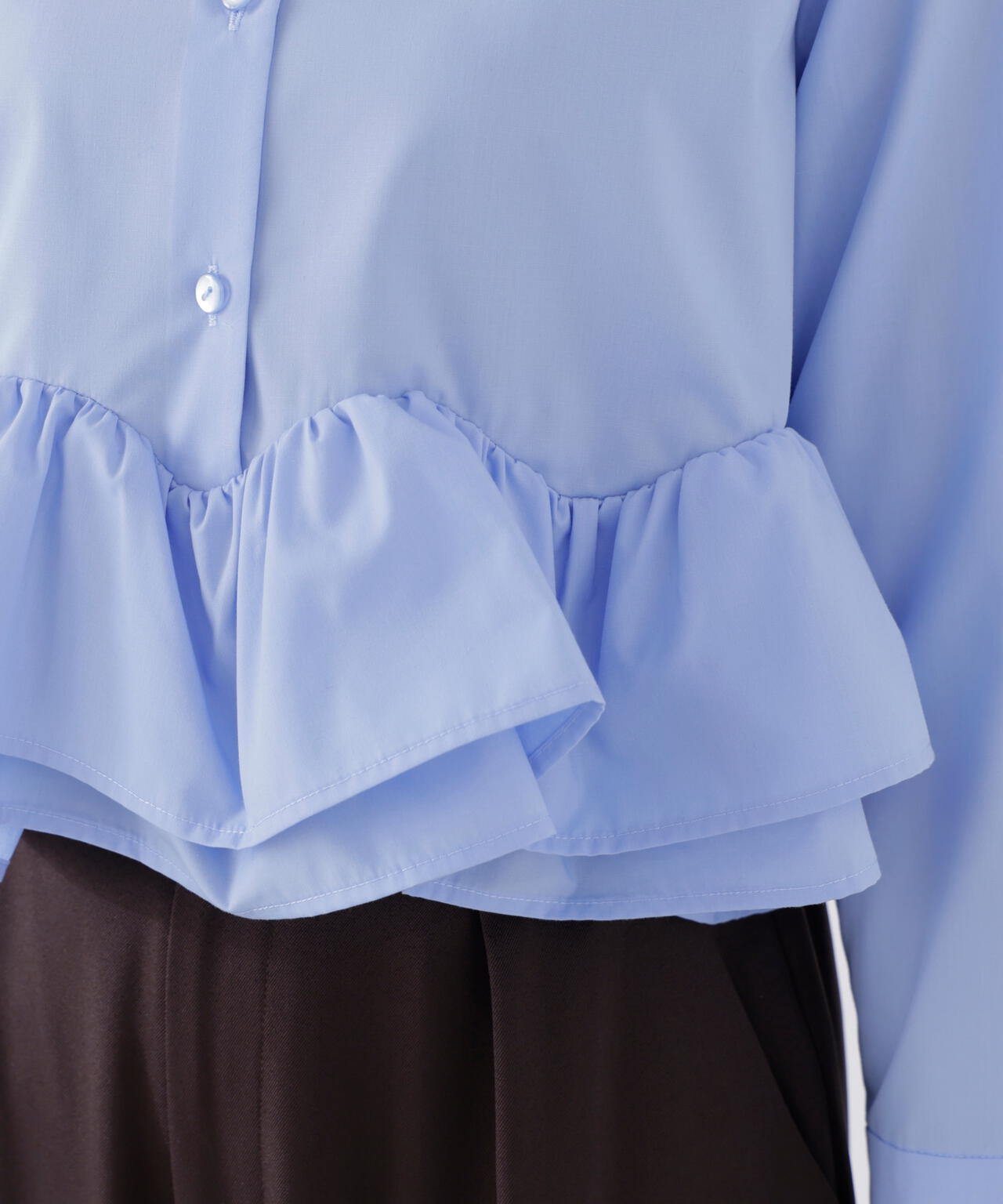 a/mie〉ホイップフリルシャツ | PROPORTION BODY DRESSING