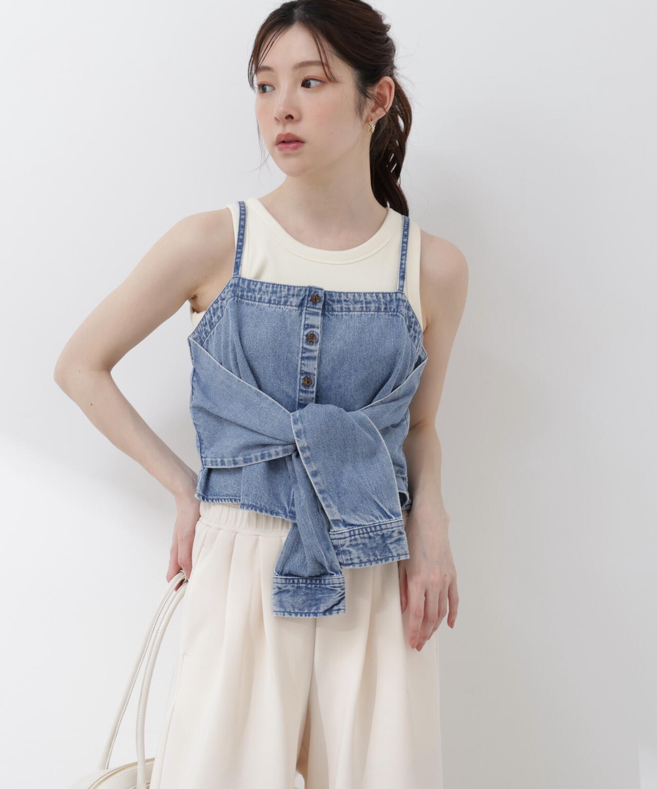 a/mie〉シャツビスチェ | PROPORTION BODY DRESSING（プロポーション