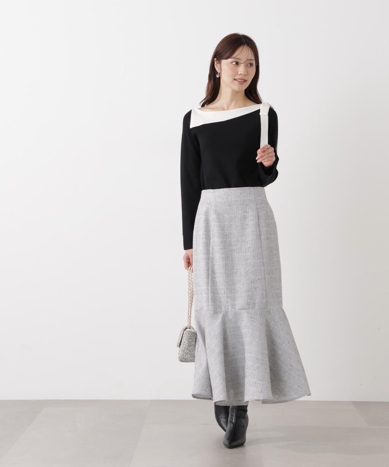 スプリングツイードマーメイドスカート | PROPORTION BODY DRESSING