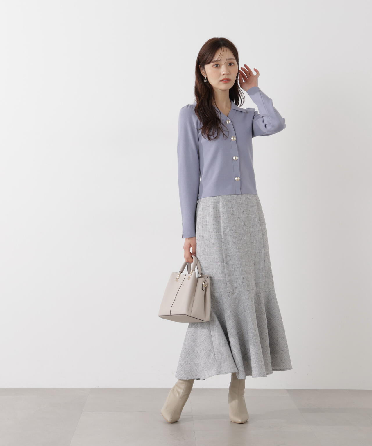 スプリングツイードマーメイドスカート | PROPORTION BODY DRESSING