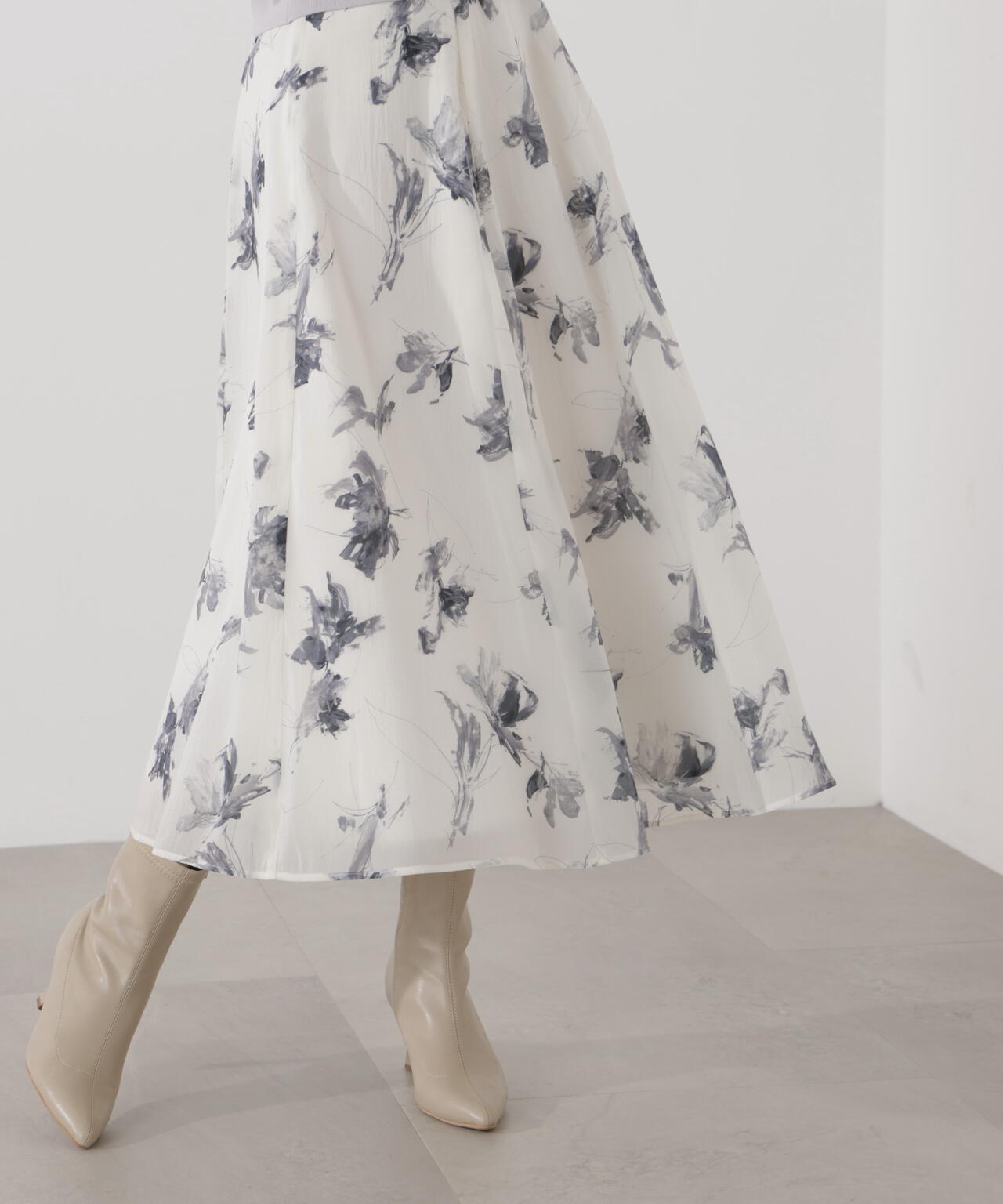 フラワープリントスカート | PROPORTION BODY DRESSING